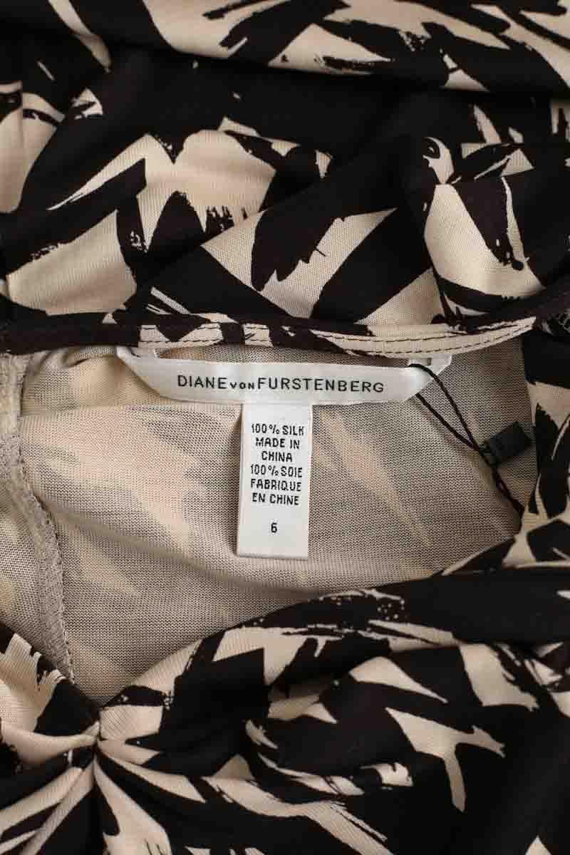 Robe DIANE VON FURSTENBERG - Seconde Main Marron