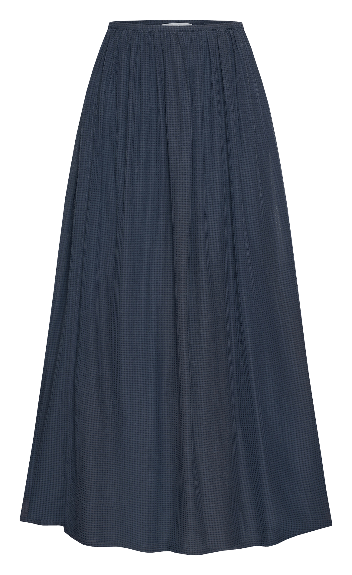 Lange, gerende rok BY BAR Blauw