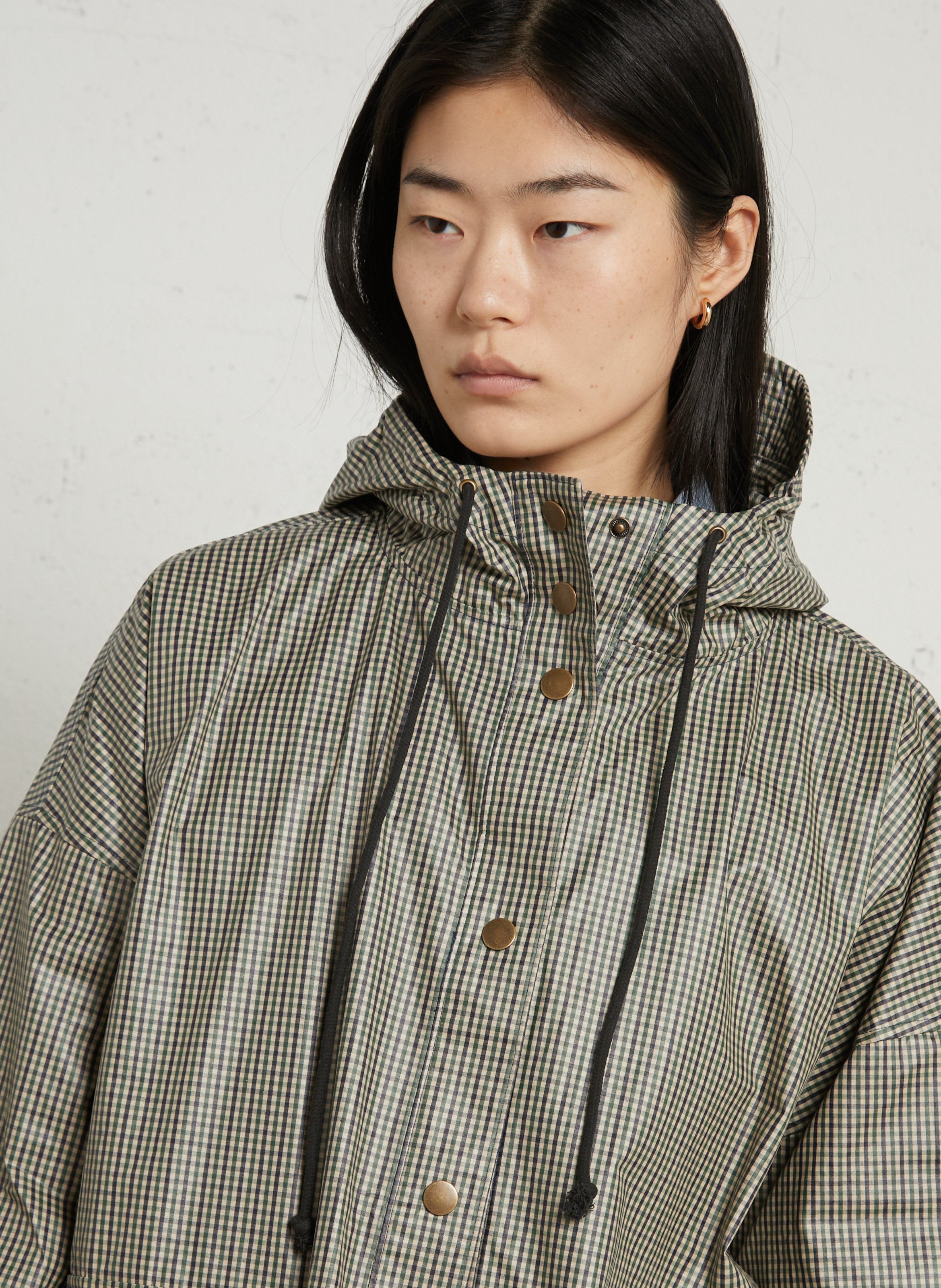 Imperméable à carreaux LEON & HARPER Vert