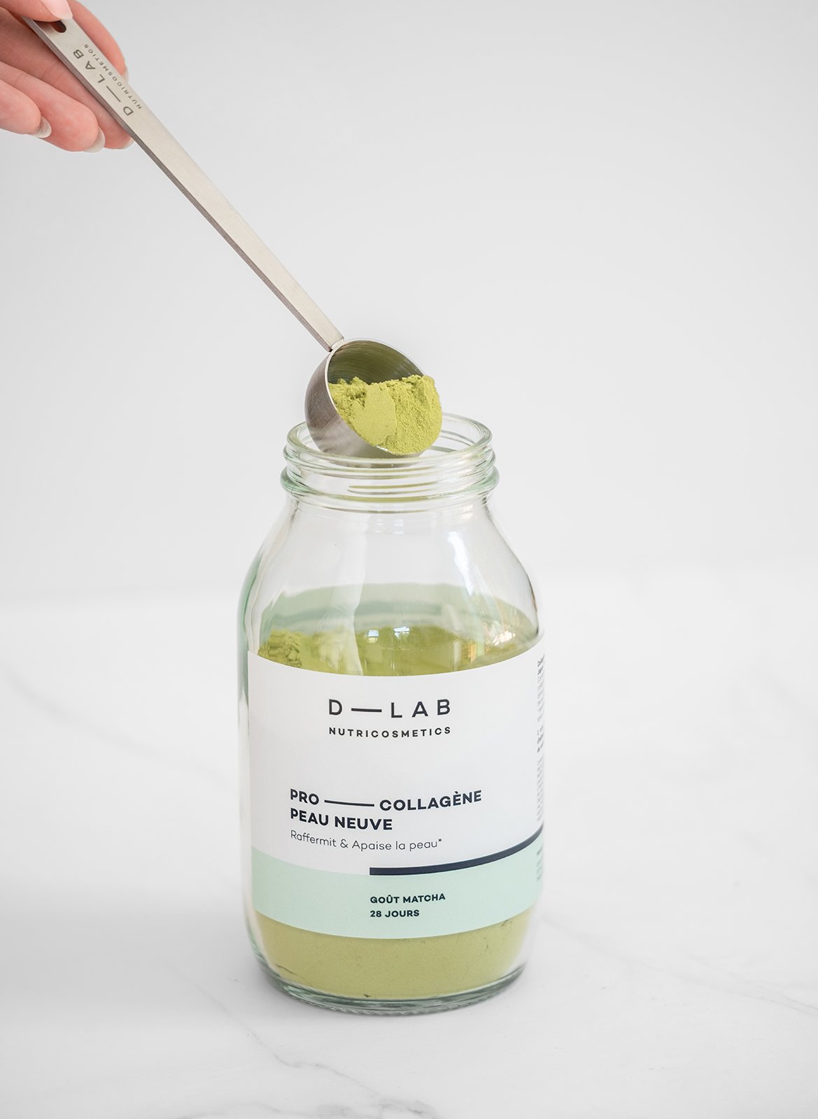 Pro-Collageen Nieuwe Huid Matcha
Verstevigt & Kalmeert de huid D-LAB NUTRICOSMETICS No color