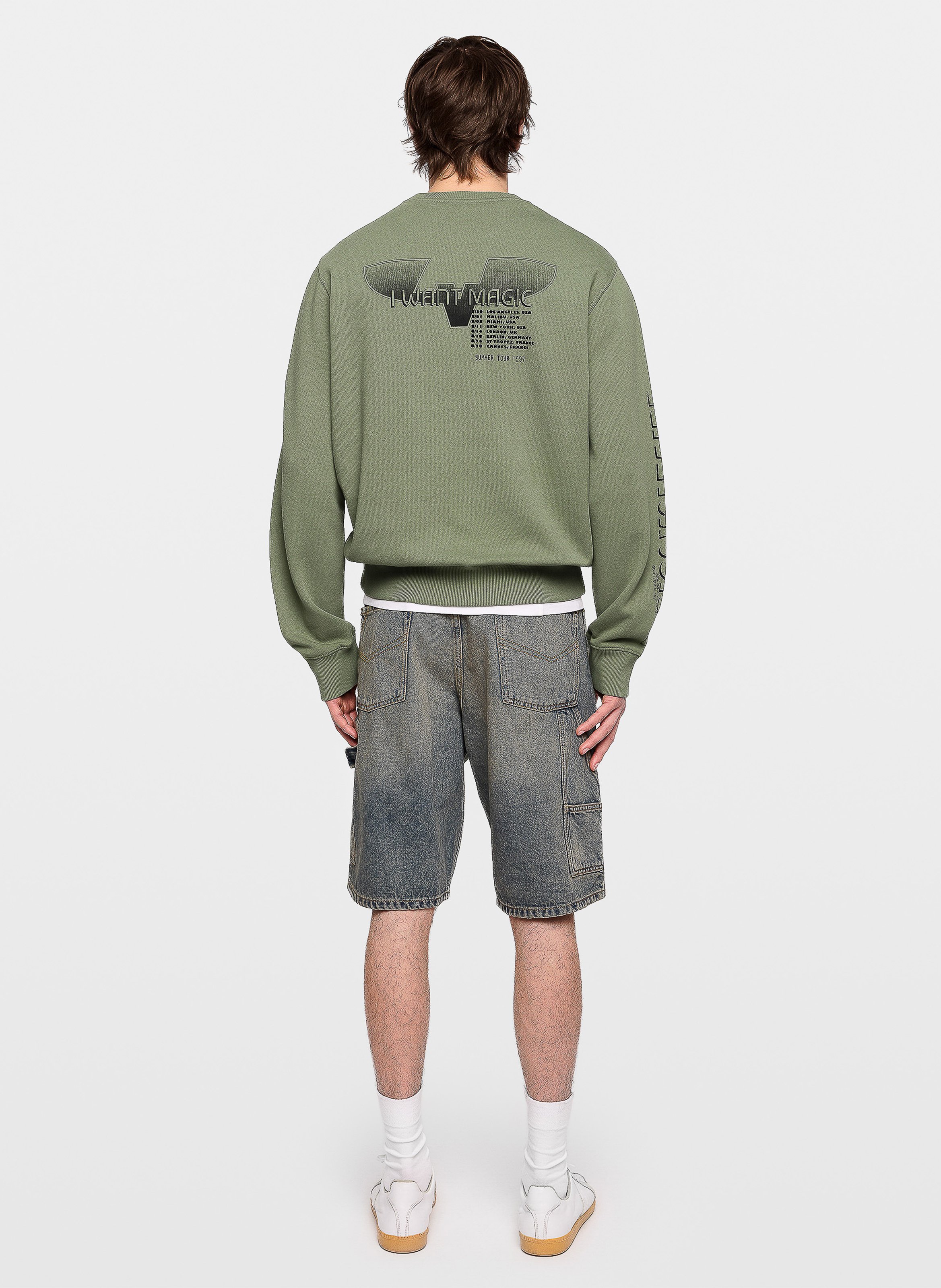 Round-neck organic cotton sweatshirt ZADIG&VOLTAIRE Green