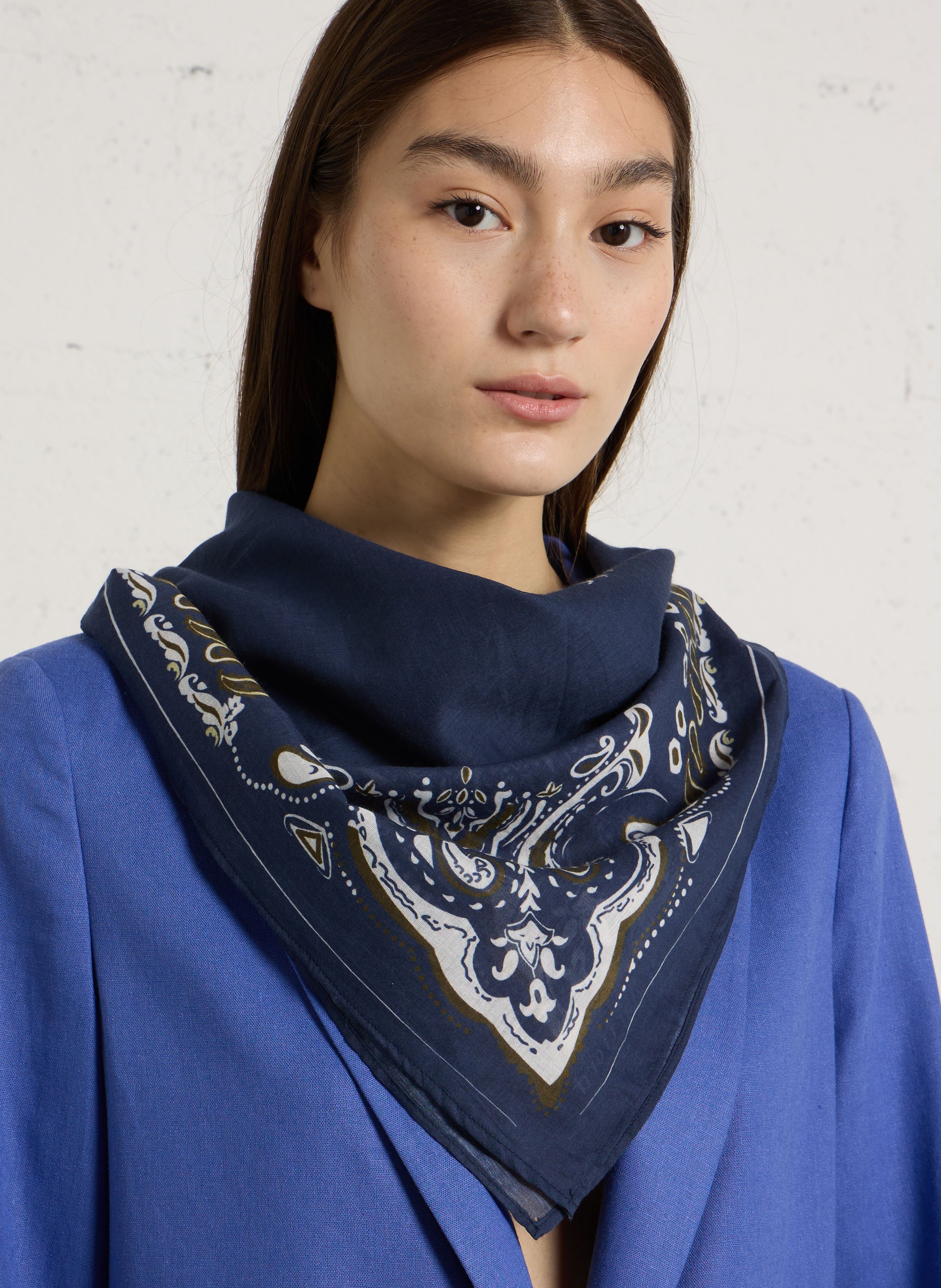 Foulard en coton imprimé HARTFORD