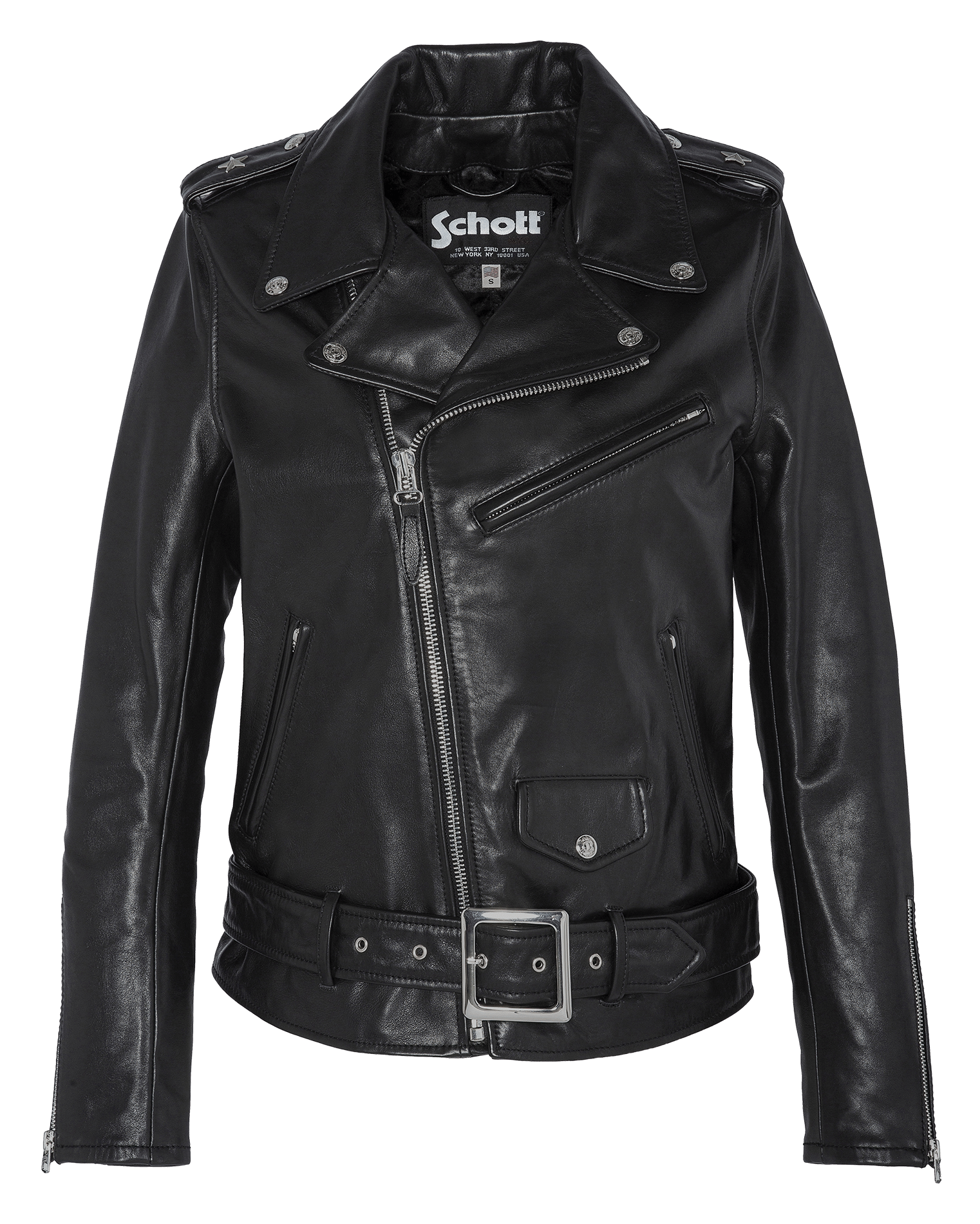 Perfecto jack van runderleer SCHOTT Zwart