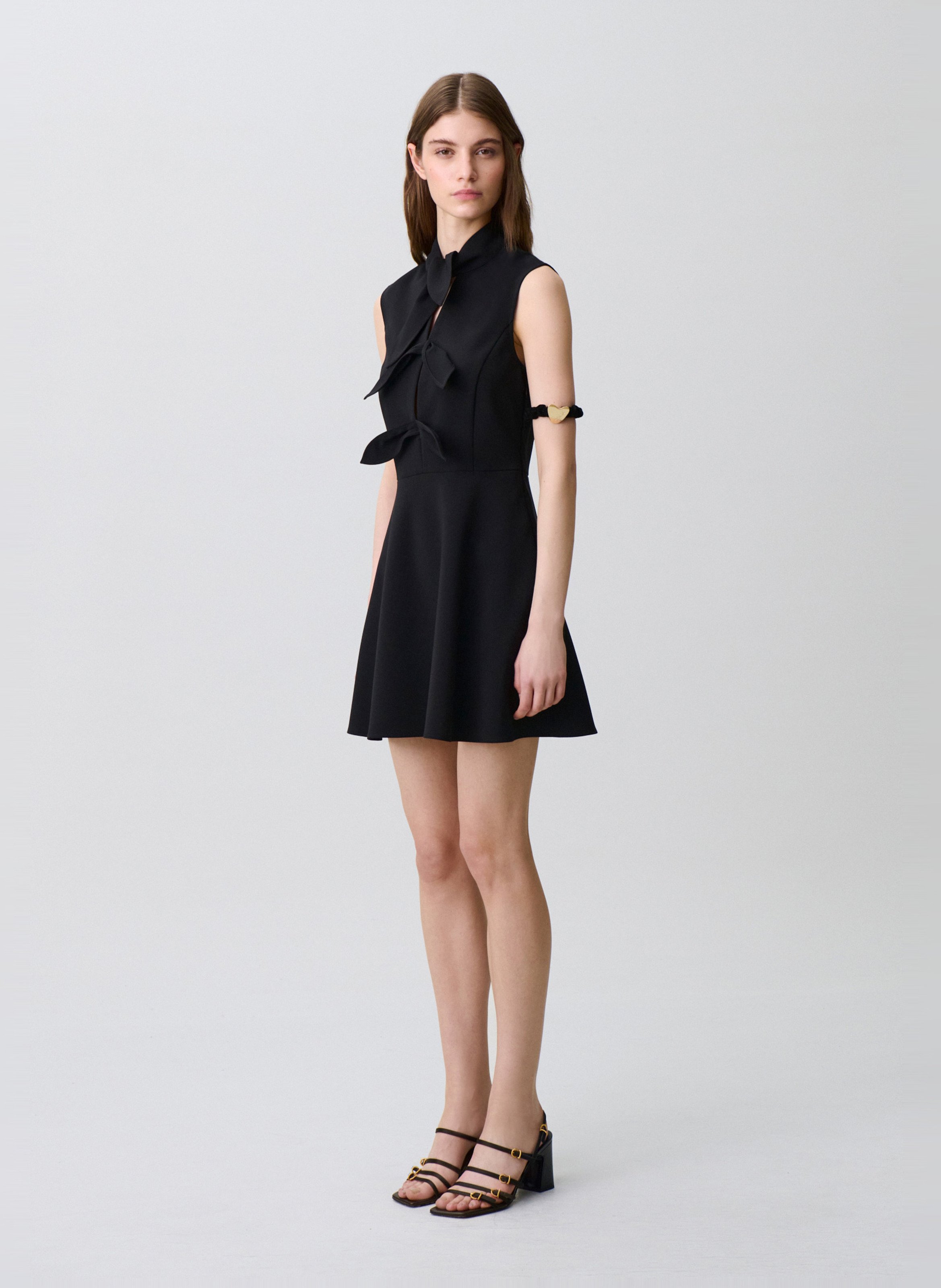 Robe courte évasée CLAUDIE PIERLOT Noir