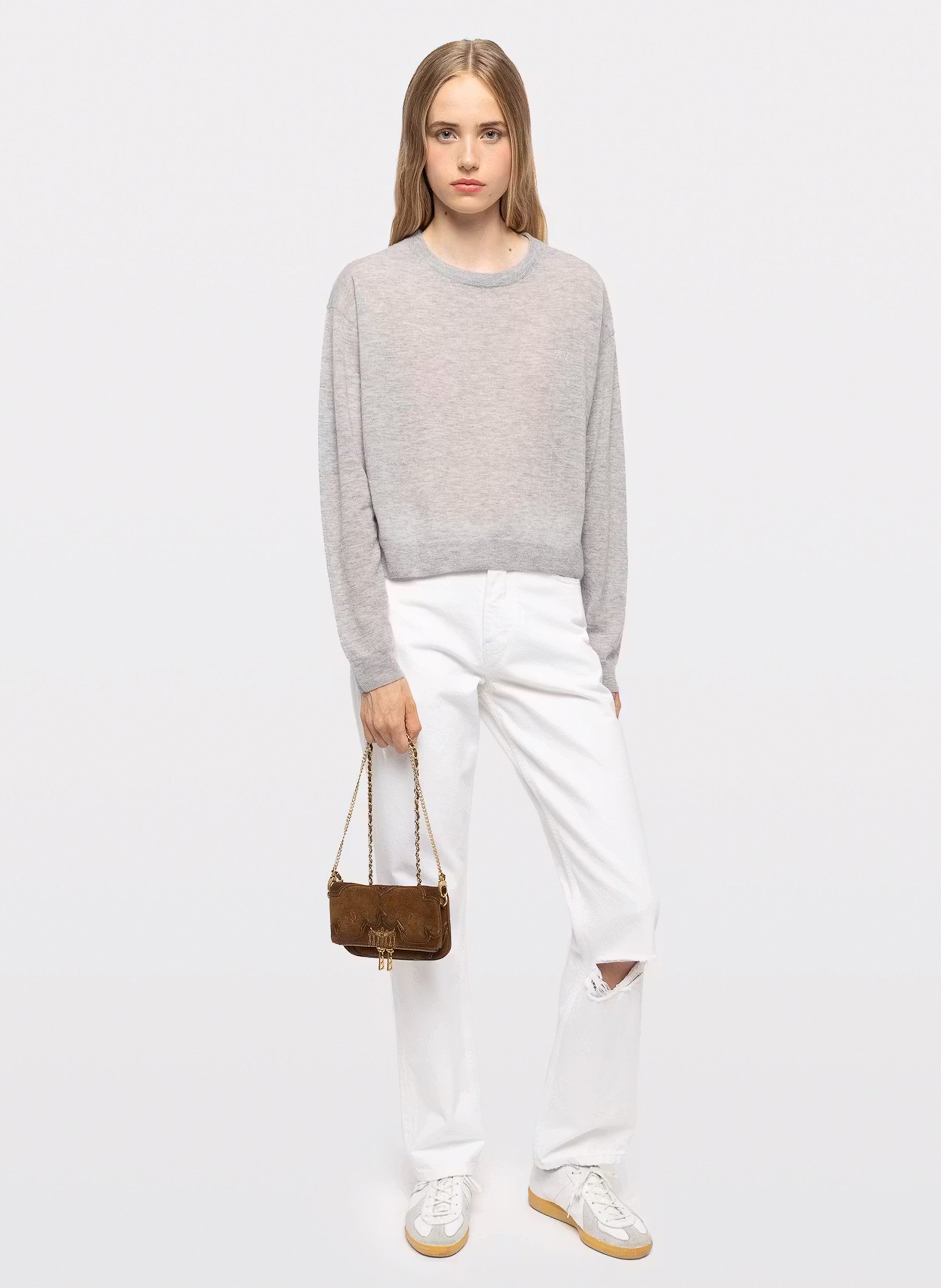 Leder-Umhängetasche ZADIG&VOLTAIRE Braun