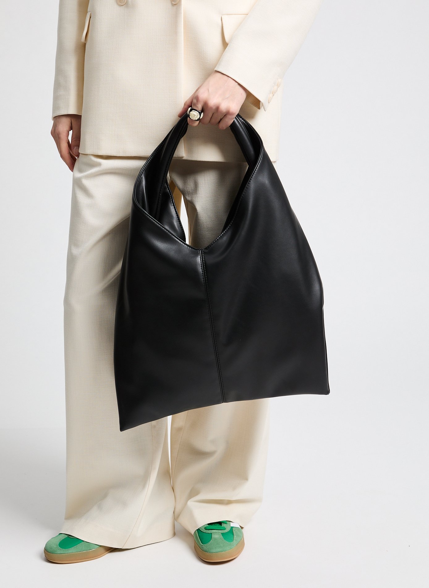 Tote bag AU PRINTEMPS PARIS Black