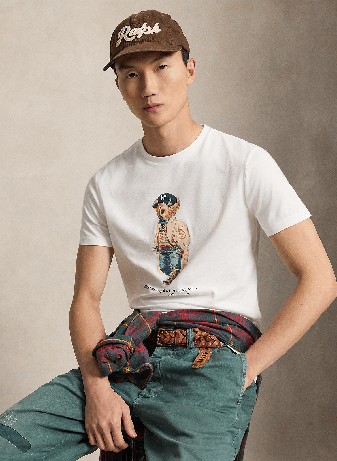 Straight-cut cotton T-shirt POLO RALPH LAUREN White