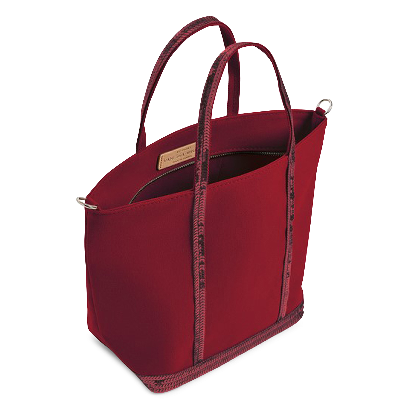 Kleine, katoenen shopper met lovertjes | Rood VANESSA BRUNO Dames
