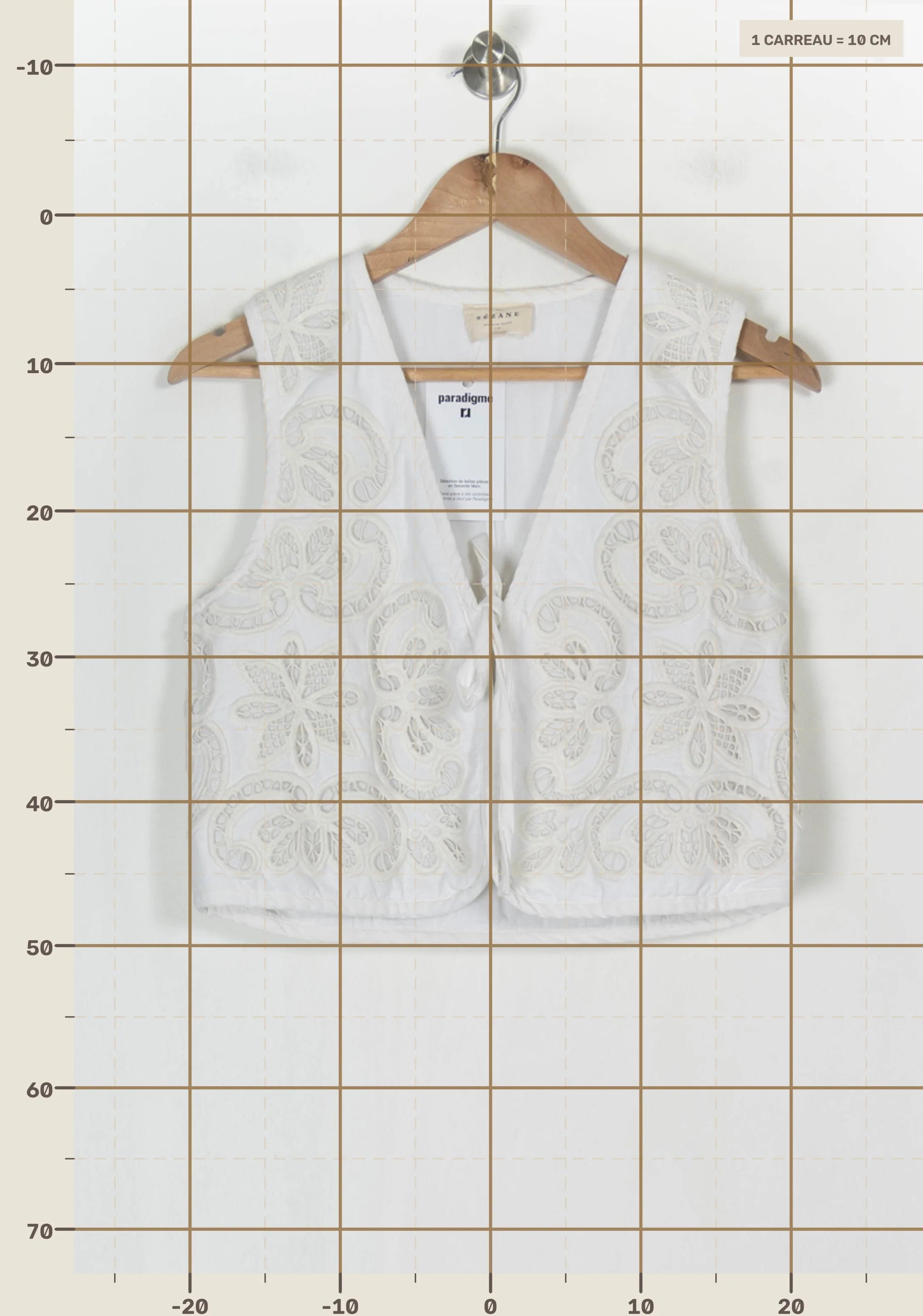 Top & débardeur SEZANE - Seconde main Blanc