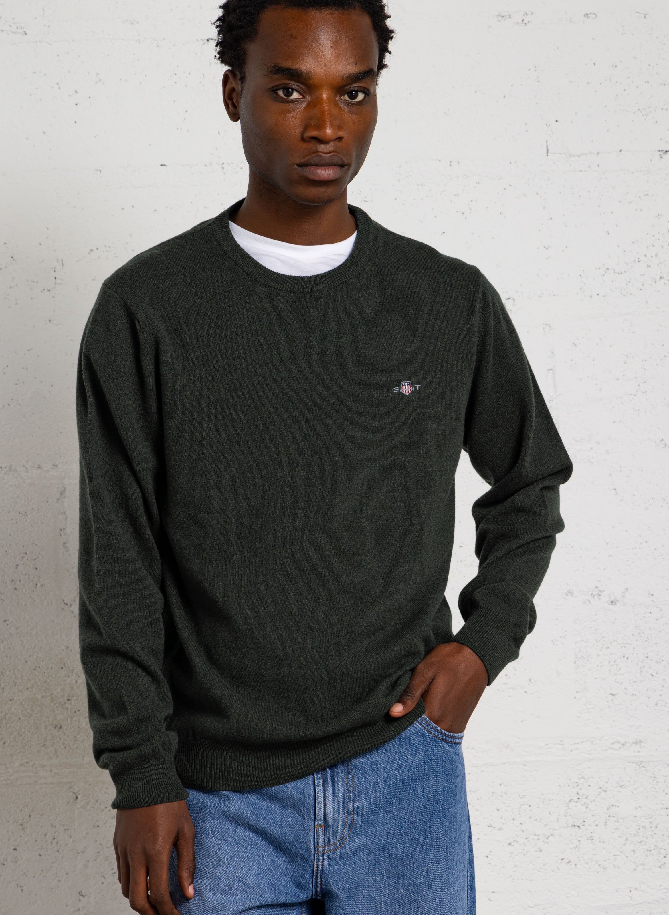 Pull col rond en laine GANT