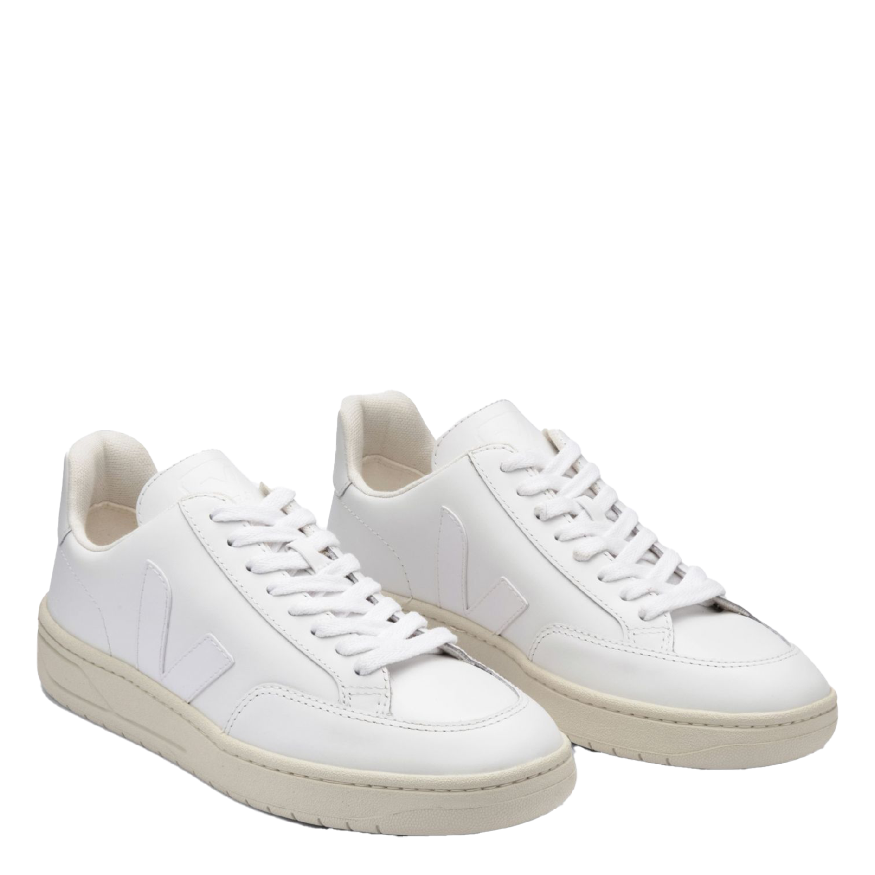 Veja V-12 - Ledersneaker VEJA Weiss