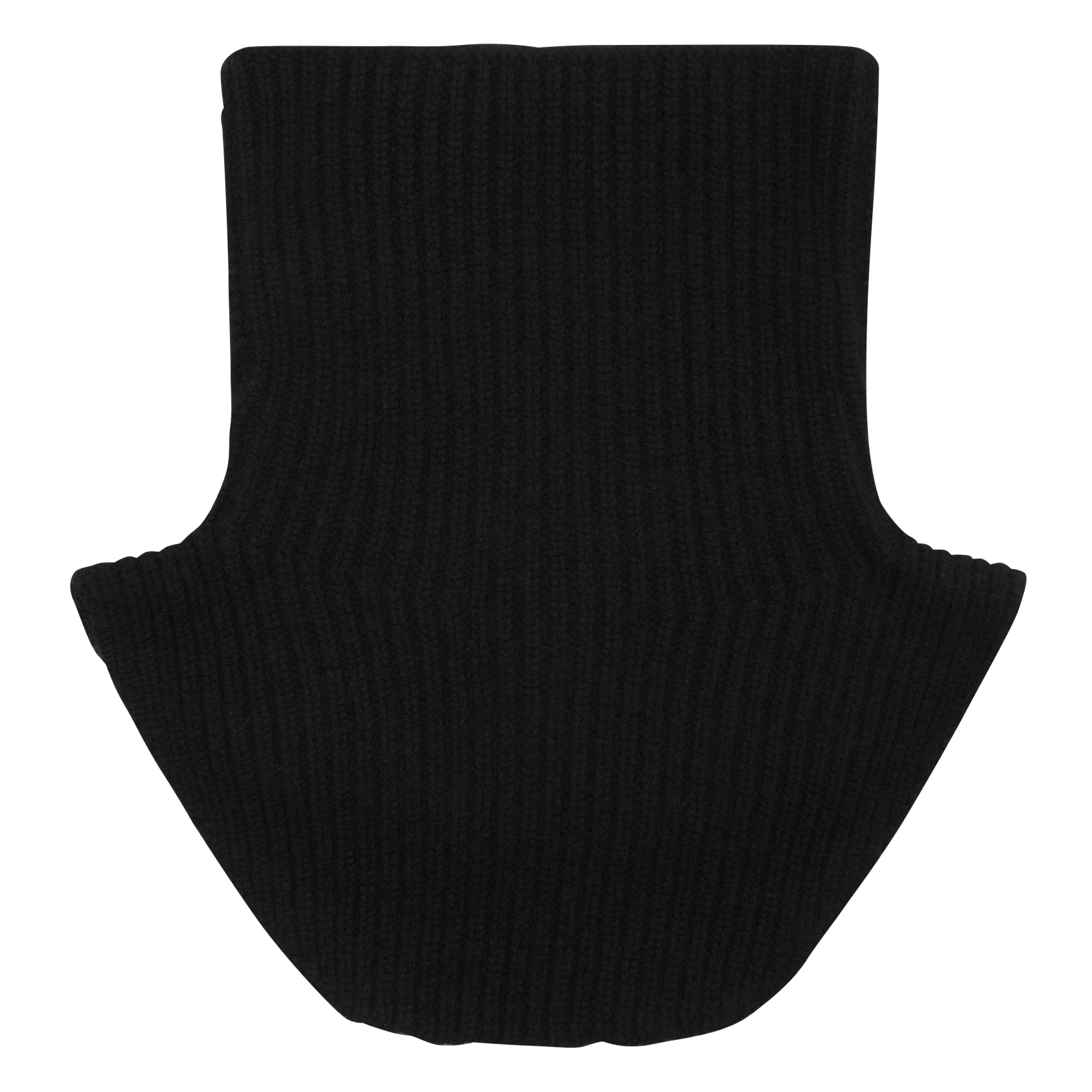 Afneembare col van kasjmier KOON Zwart
