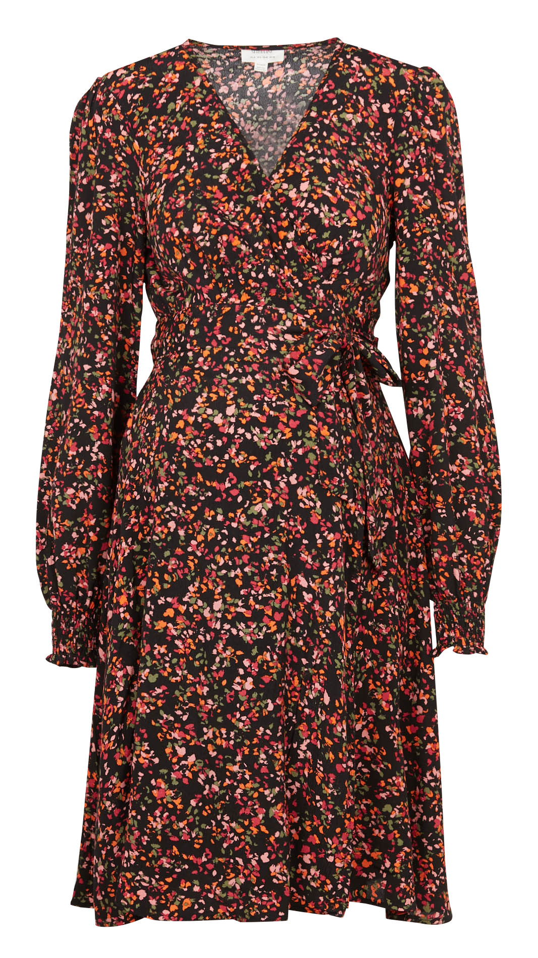 Robe col V cache-c?ur  SERAPHINE Multicolore