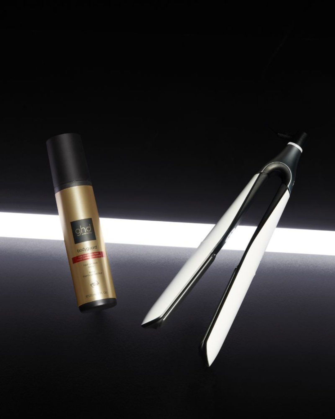 BODYGUARD Thermoprotective spray for coloured hair GHD Noir