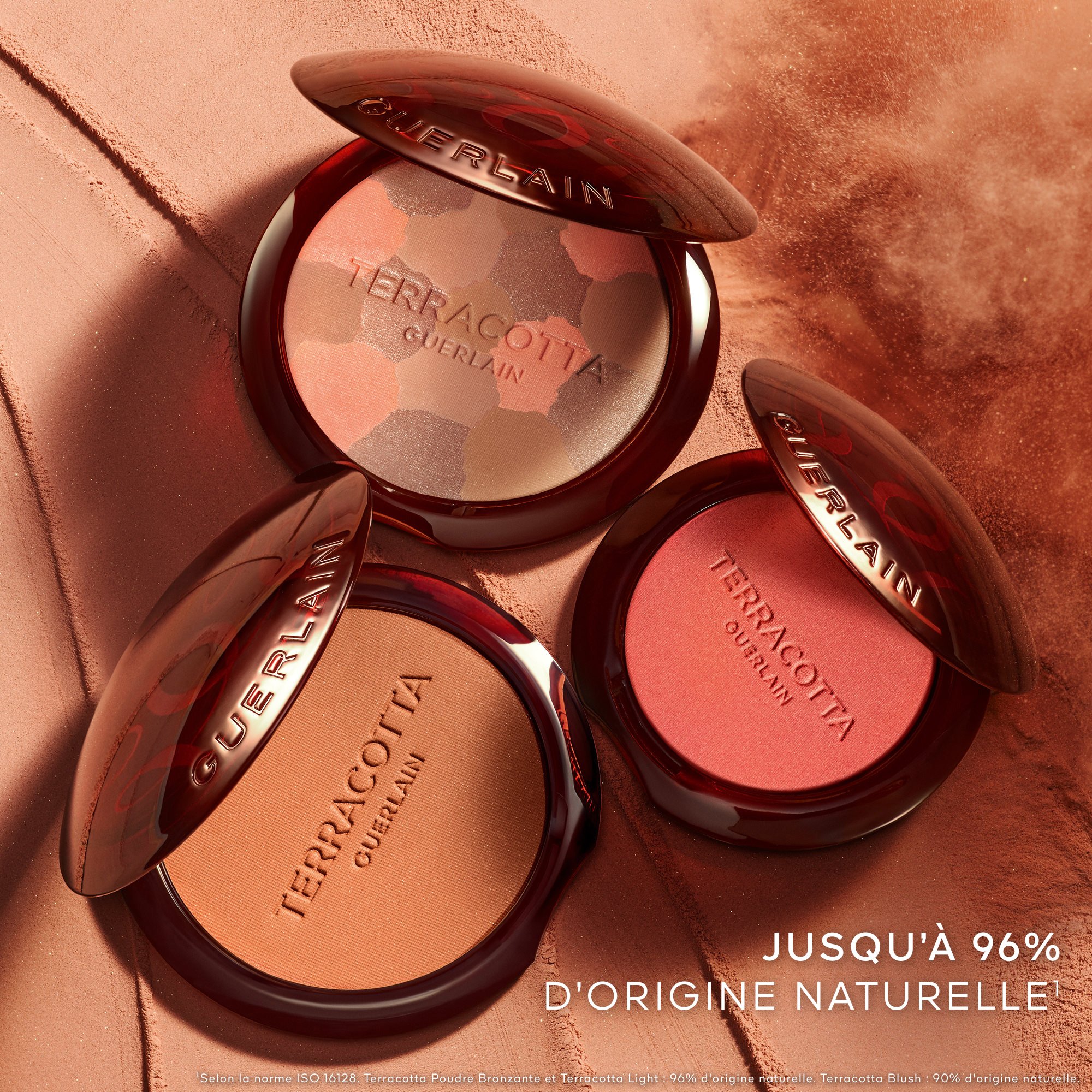 Terracotta Bronzing Powder - 96% ingredients of natural origin GUERLAIN Moyen doré