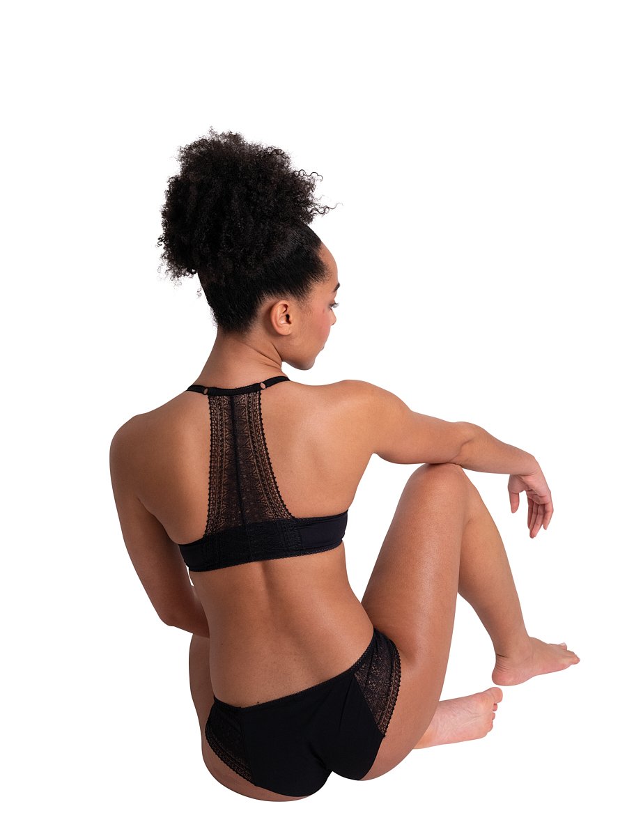 Mid-rise culottes PASSIONATA Black