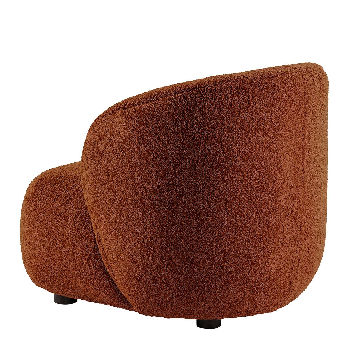 Bouclé armchair BLANC D'IVOIRE Red