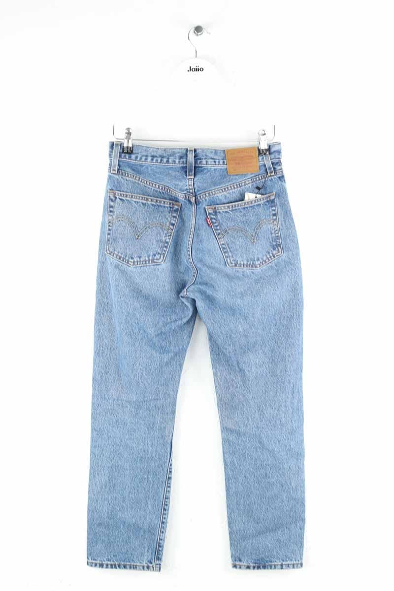 Cotton straight jeans LEVI'S - Seconde main Blue