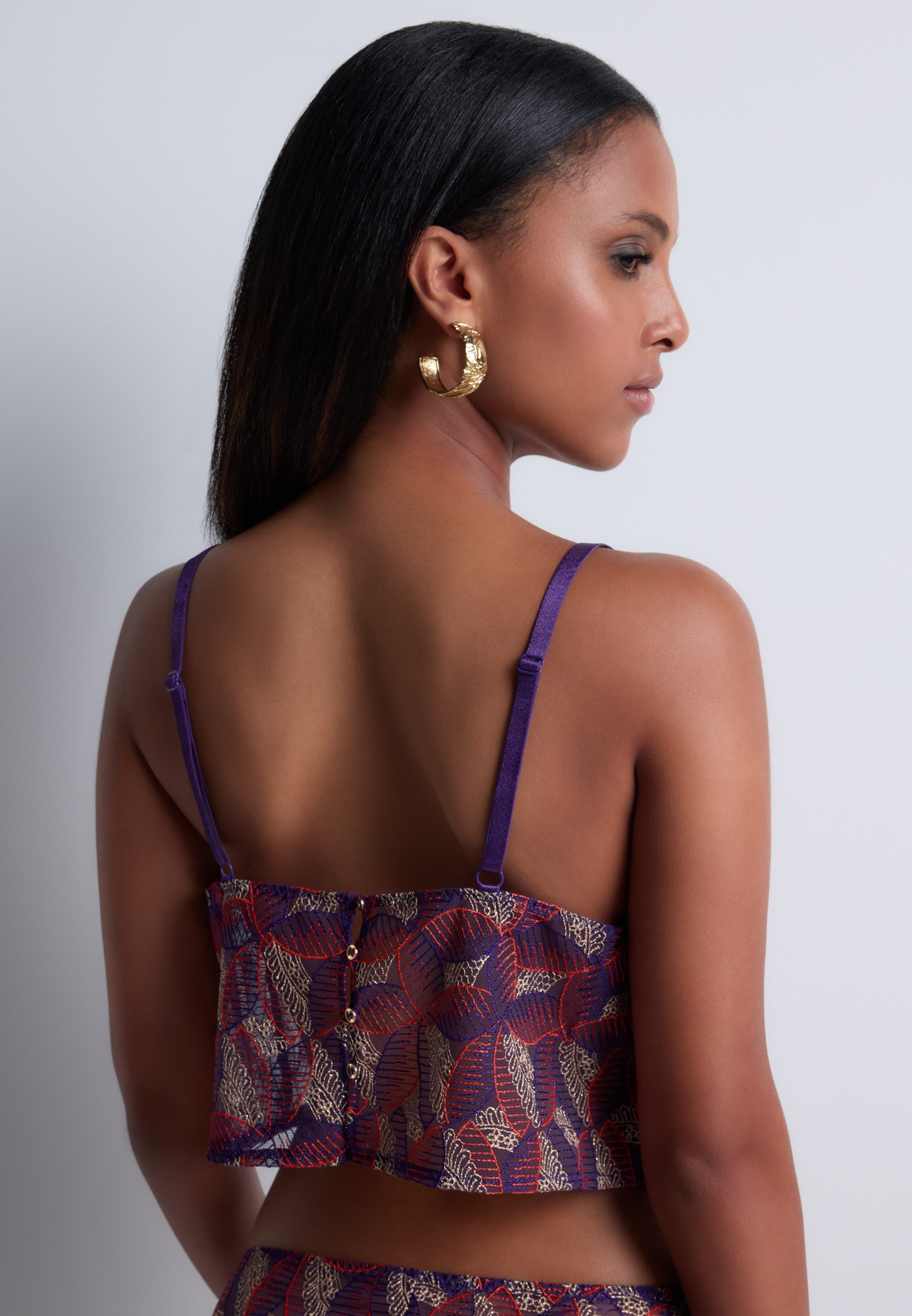 Strappy top AUBADE Purple