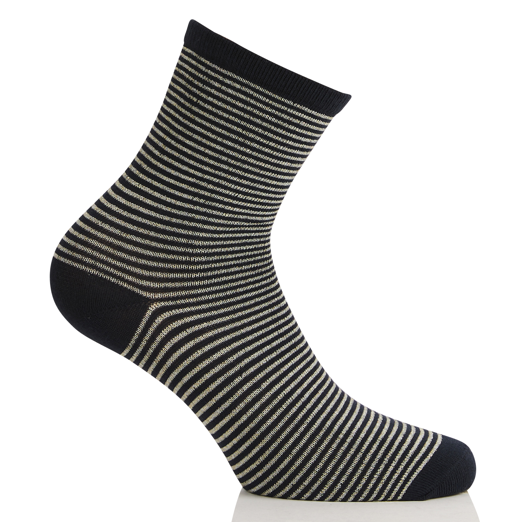 Sokken met hartjes PIECES Blauw