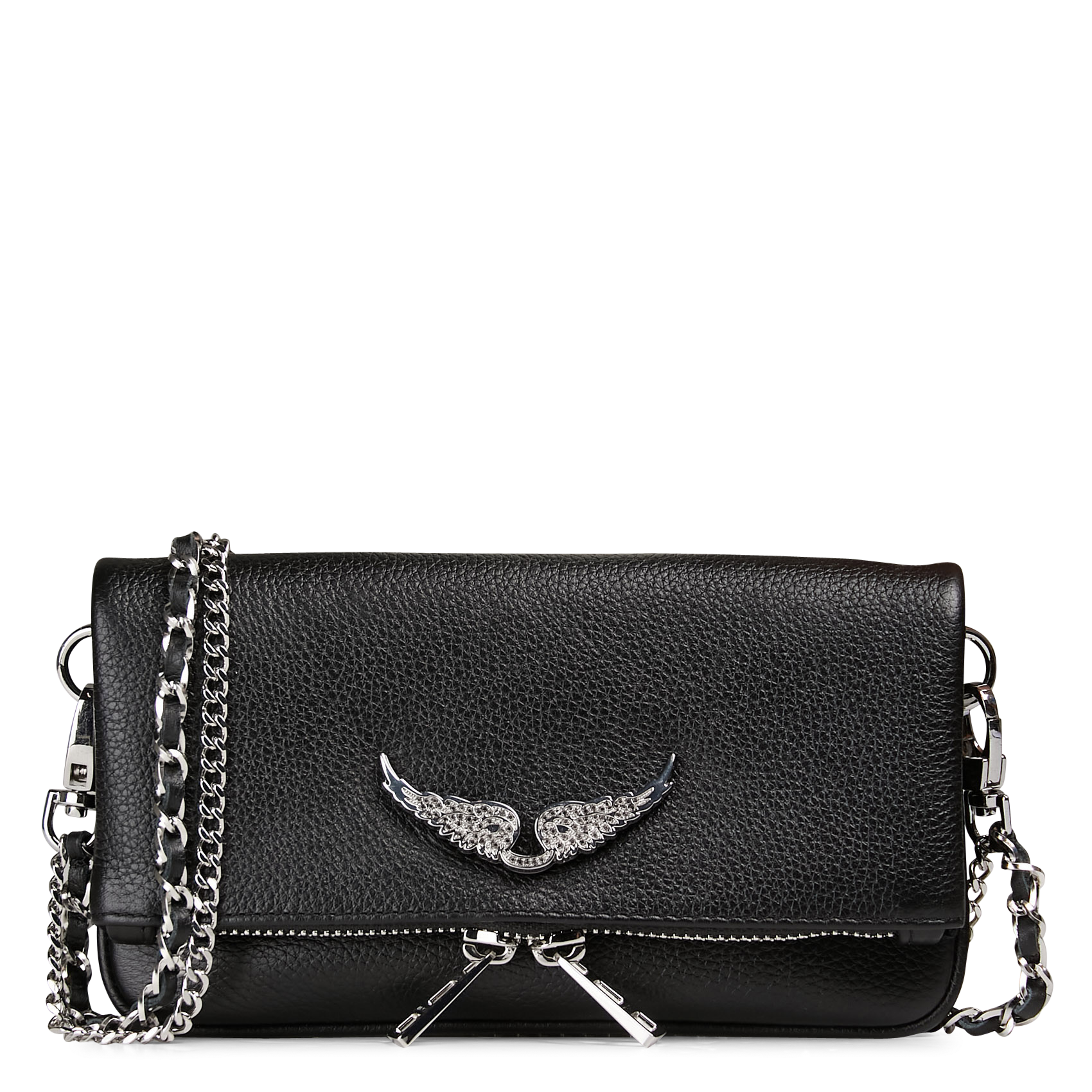 Nerfleren clutch ZADIG&VOLTAIRE Zwart