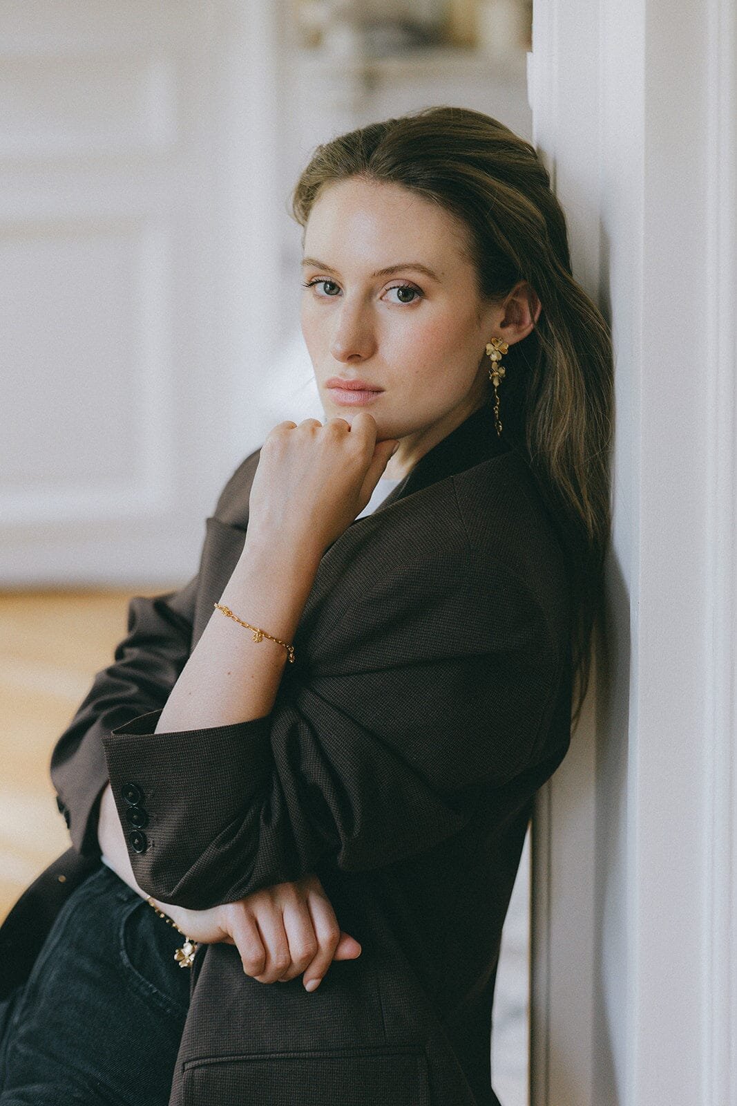 Gold-plated clover bracelet MONSIEUR SIMONE Silver