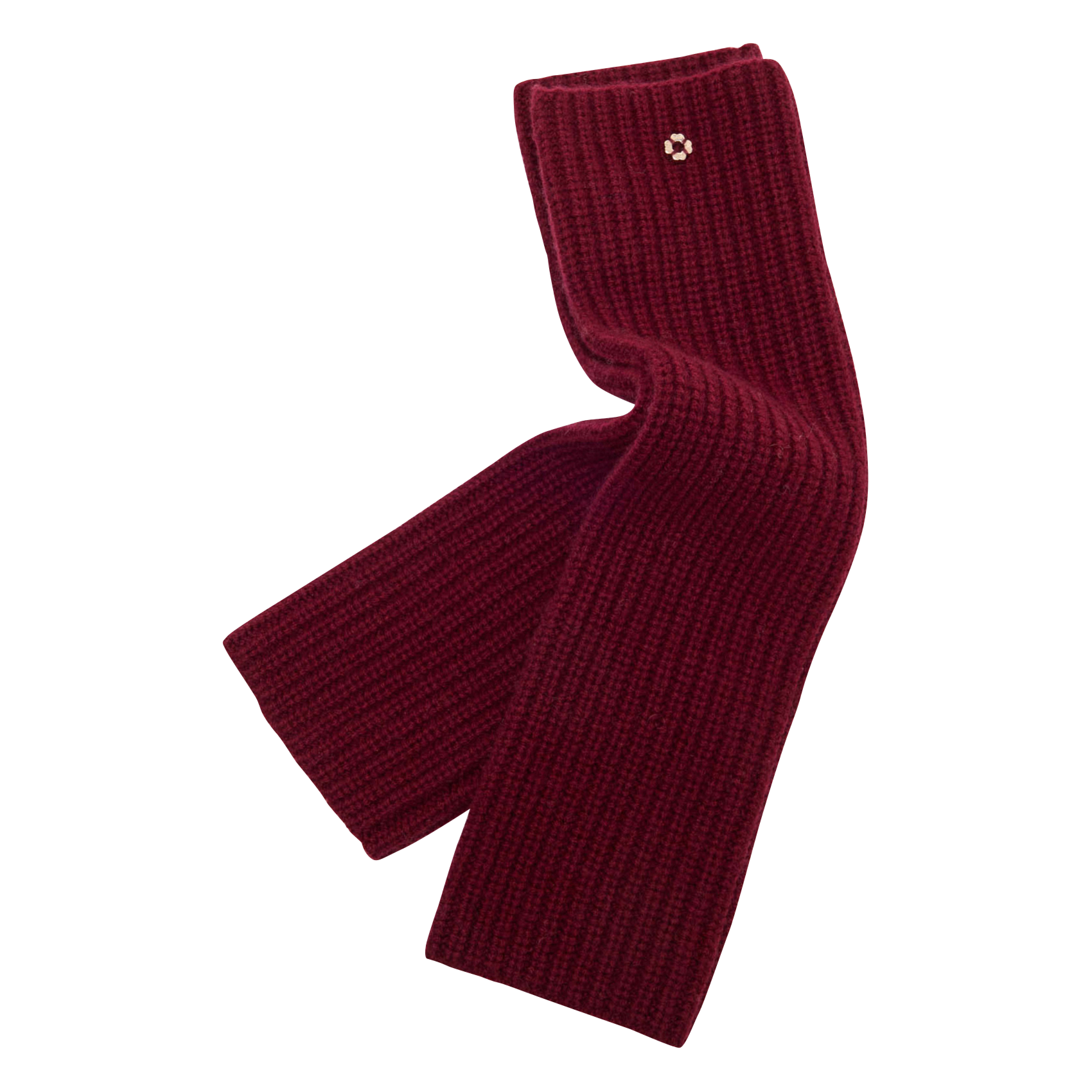 F&auml;ustlinge aus Wolle und Kaschmir MAJE Rot