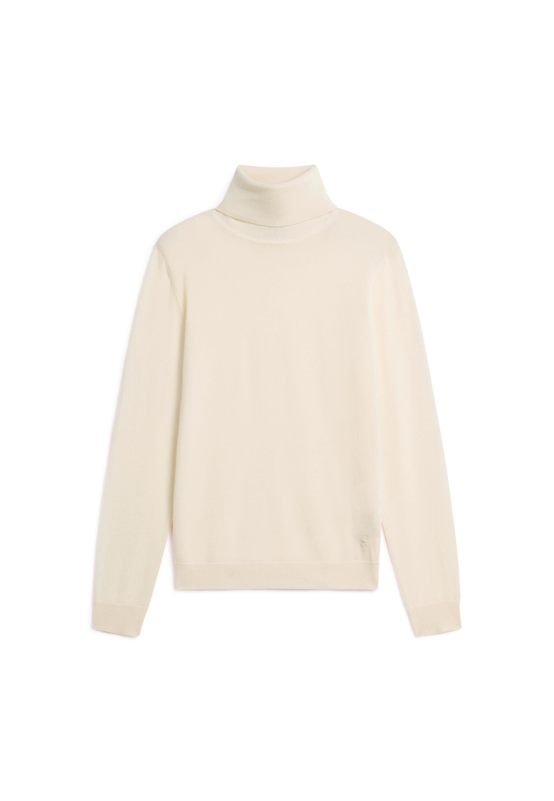 Merino wool roll-neck sweater RODIER White