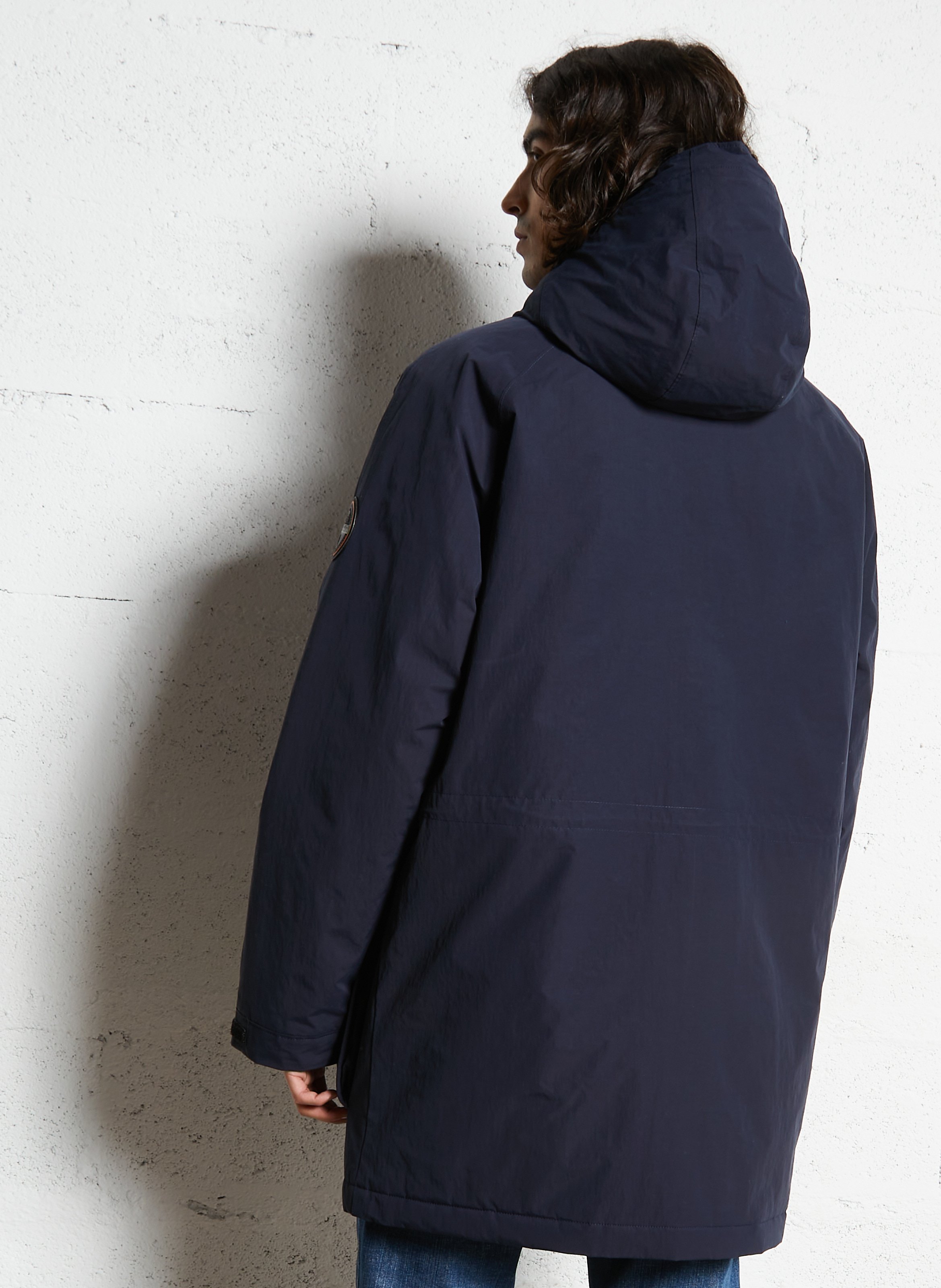 Oversized jas met capuchon NAPAPIJRI Blauw