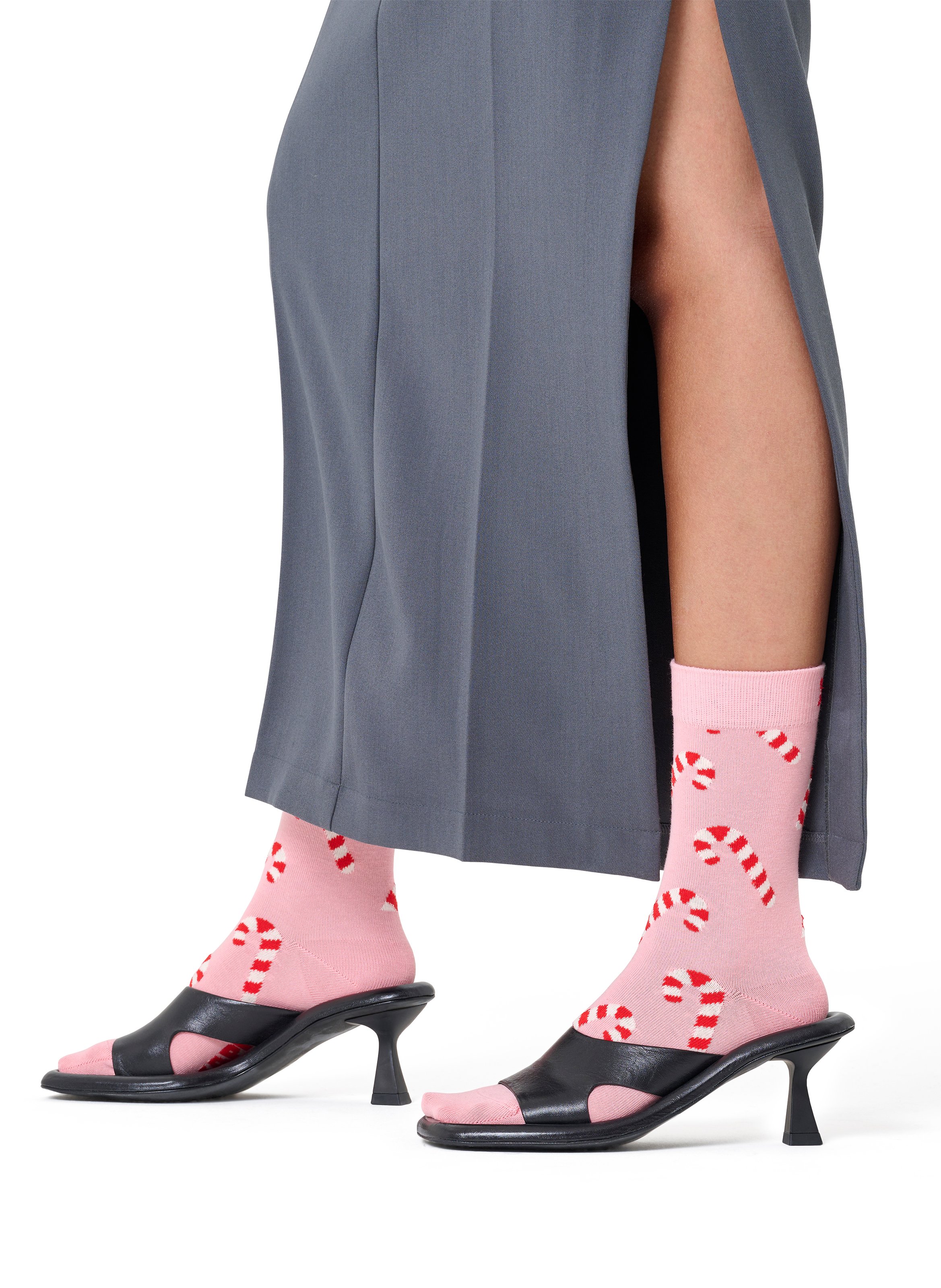 Chaussettes en coton mélangé imprimé HAPPY SOCKS Rose