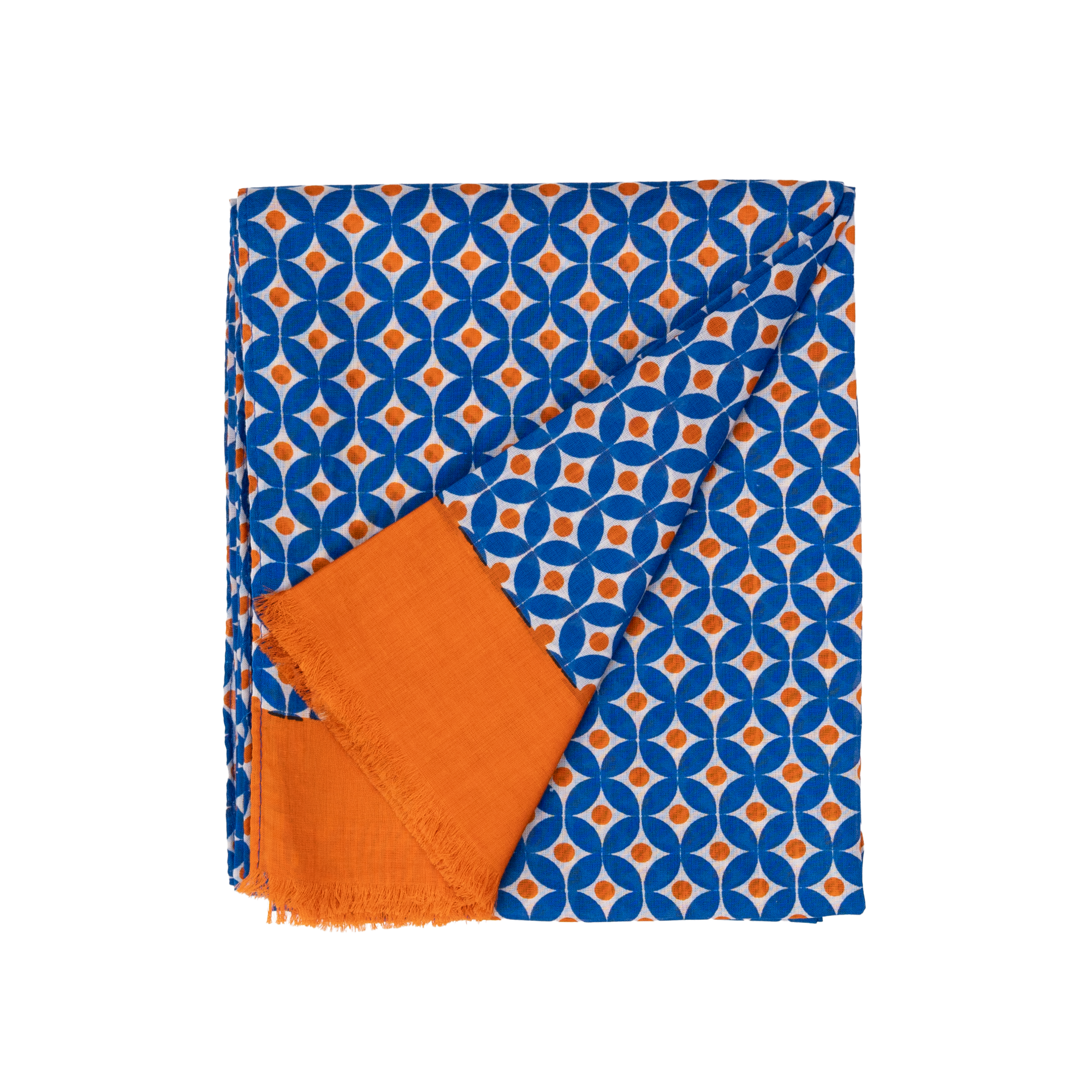 Organic cotton scarf BILLYBELT Blue