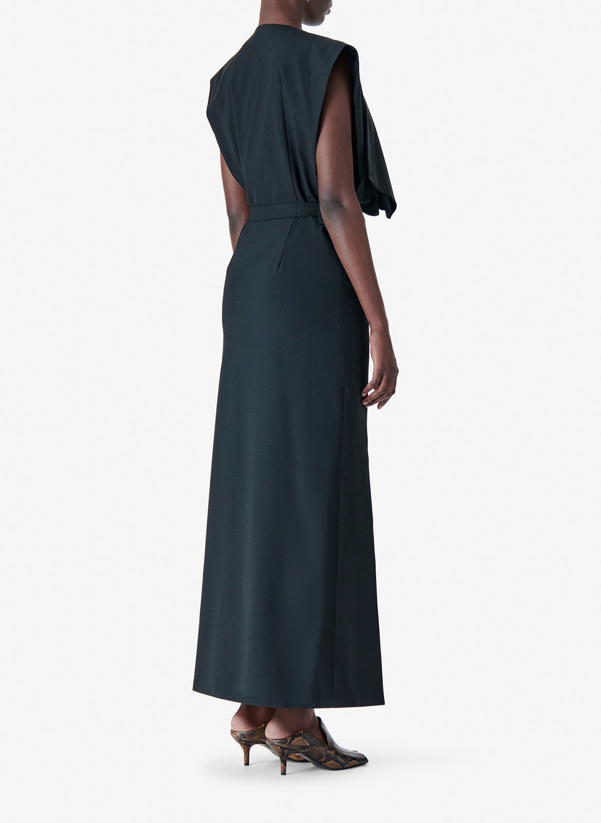 Robe longue col ajustable IRO Noir