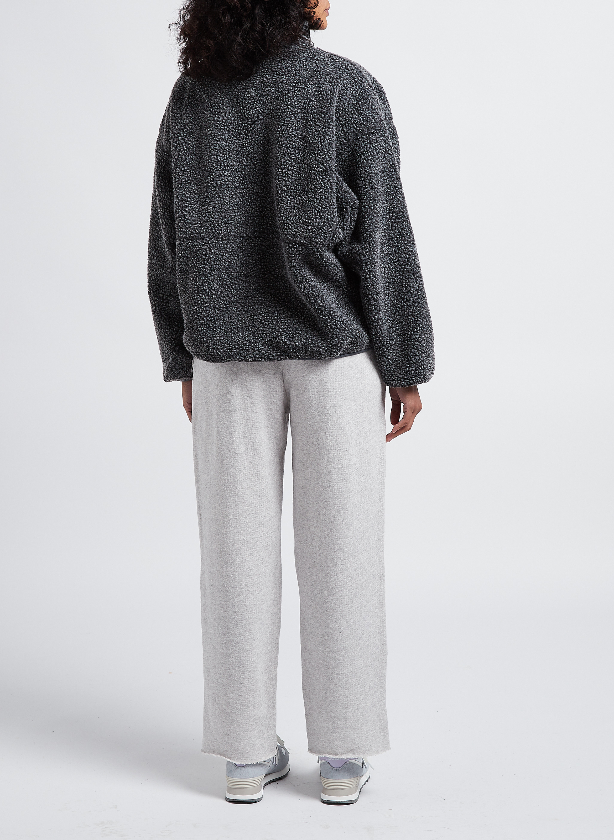 Zip-up fleece jacket AMERICAN VINTAGE Grey