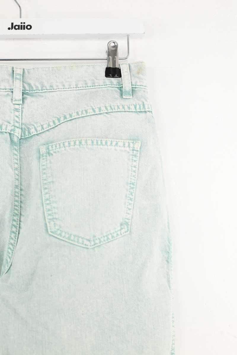 Cropped slim jeans with studs IRO - Seconde Main Blue