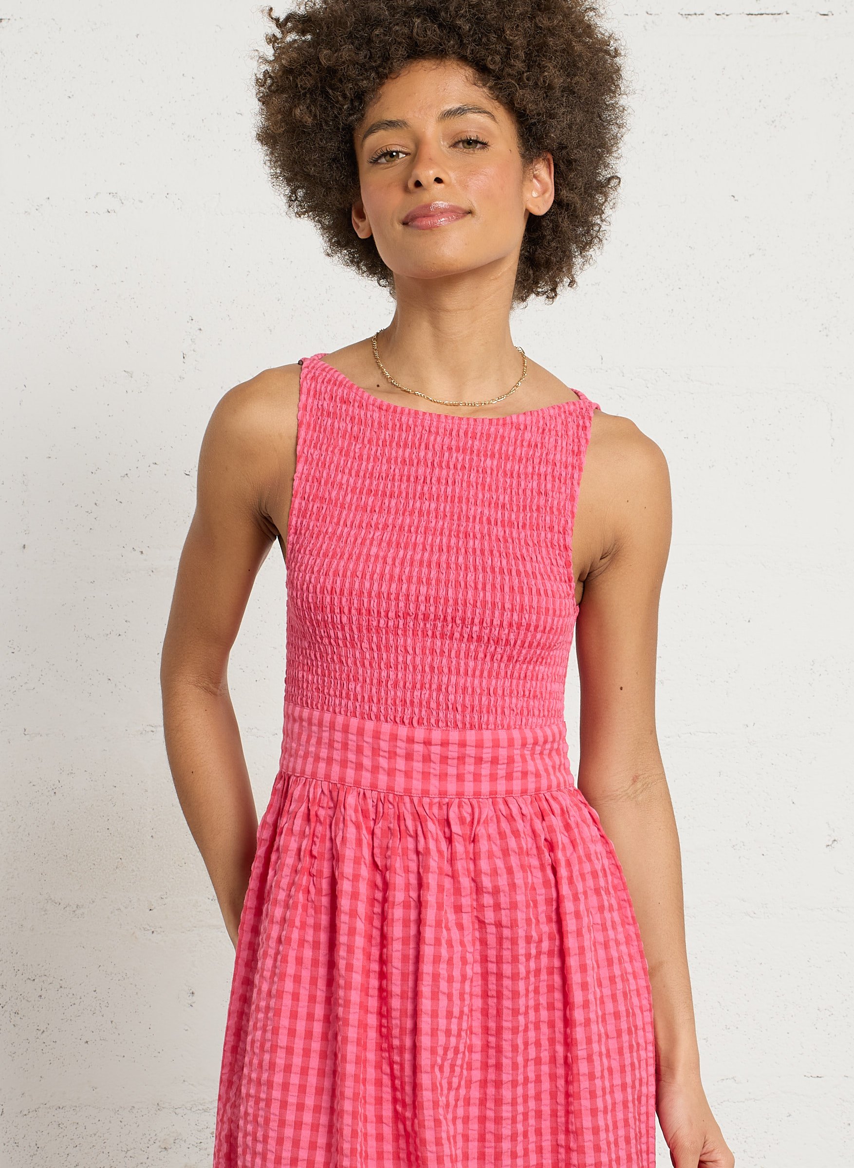 Robe longue en coton SUNDRESS Multicolore