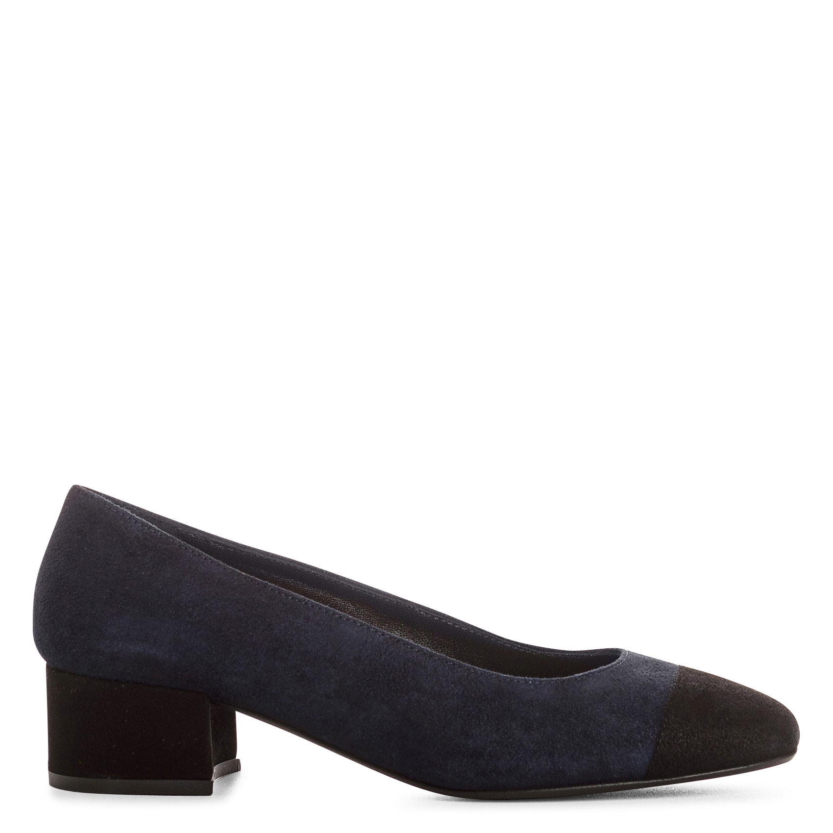 Leather ballet pumps REQINS Blue