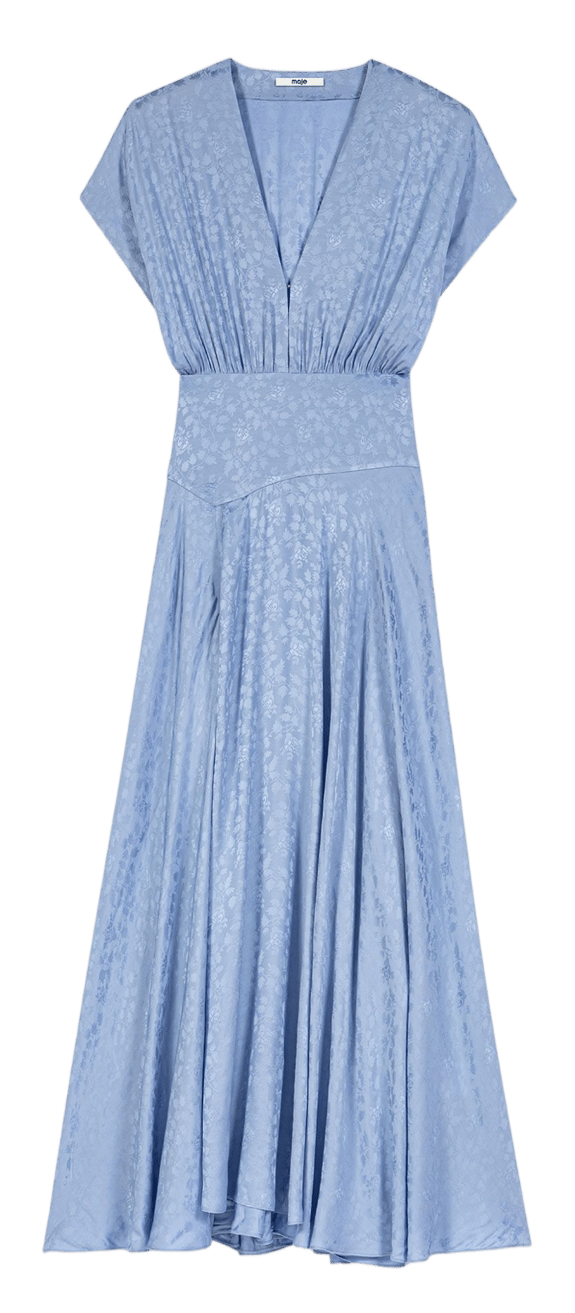 Long flared dress MAJE Blue