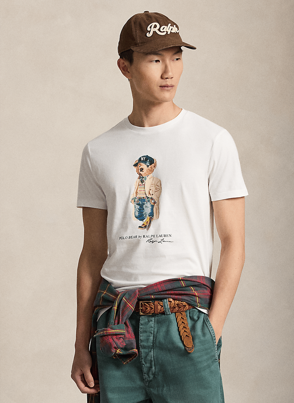 Straight-cut cotton T-shirt POLO RALPH LAUREN White