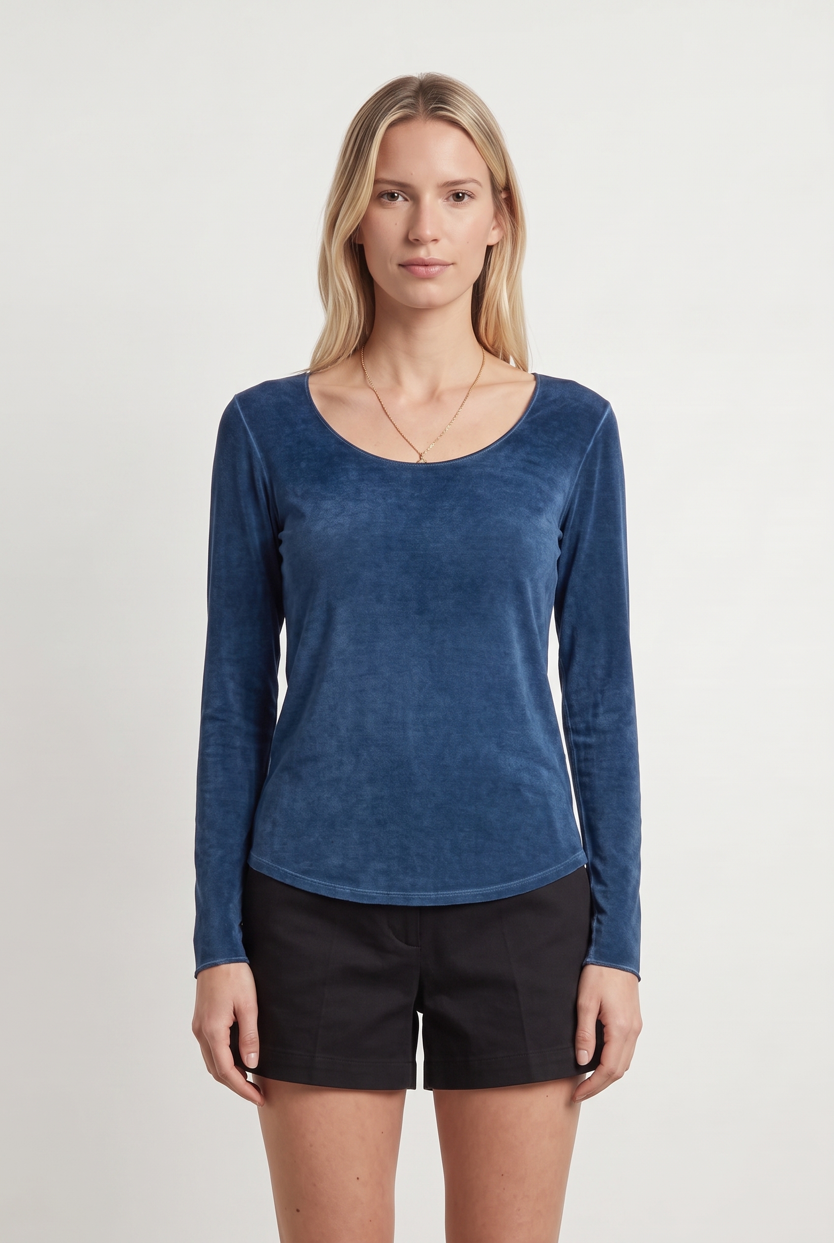 Top & tank top MAJESTIC FILATURES - SECONDE MAIN Blue