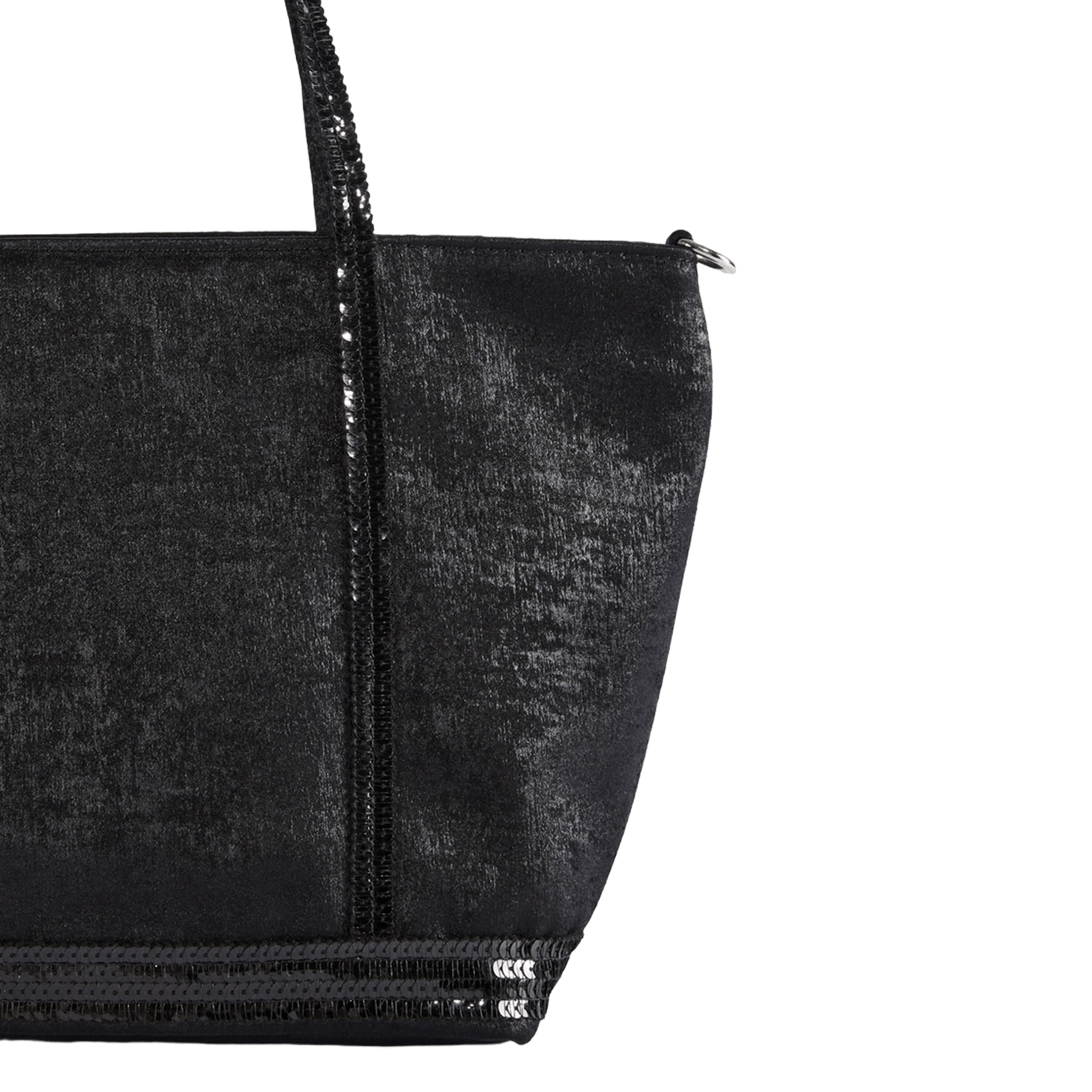 Cabs-tas met pailletten VANESSA BRUNO Zwart