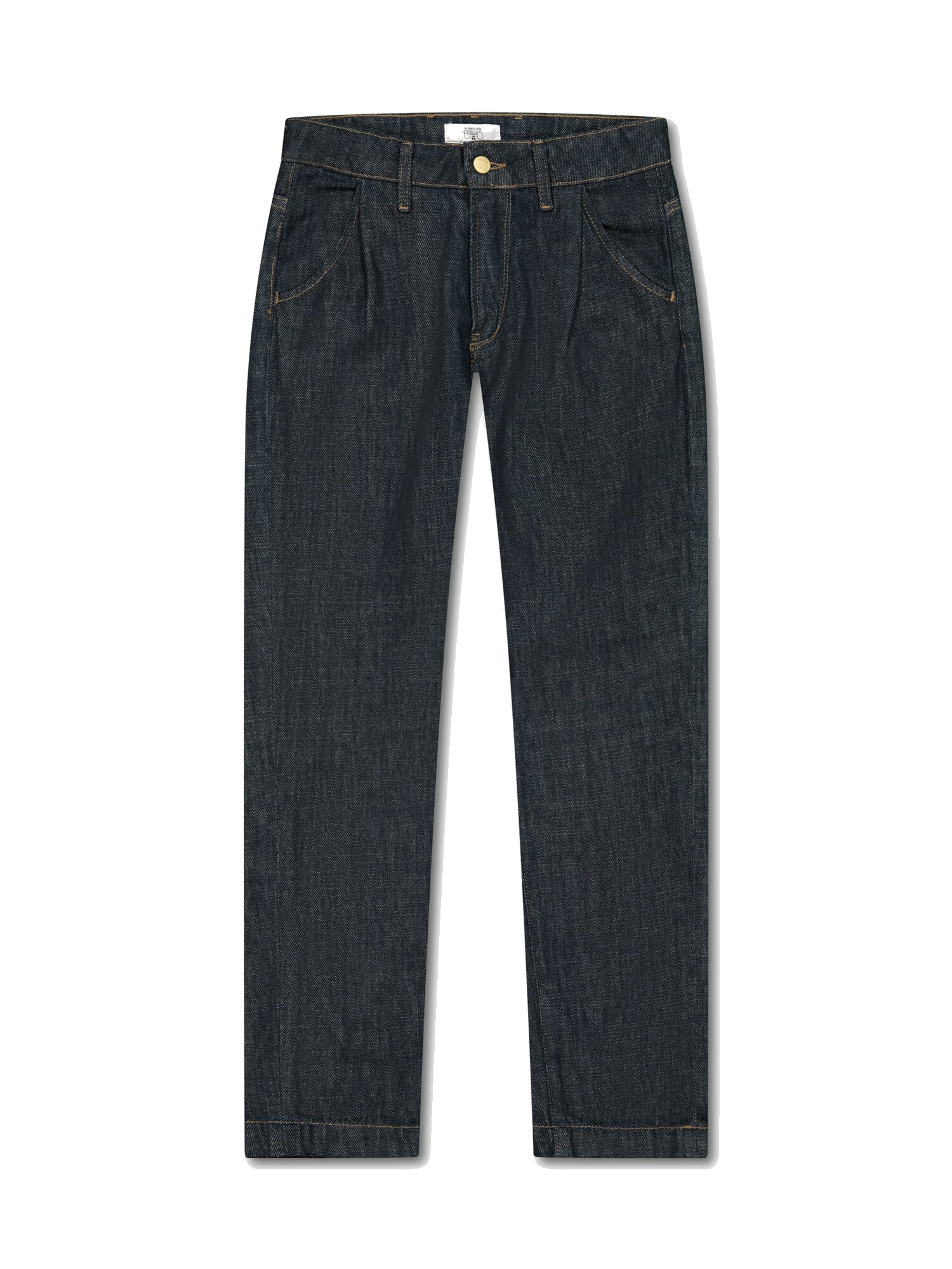 High-waisted loose-fit zip jeans LE TEMPS DES CERISES Blue
