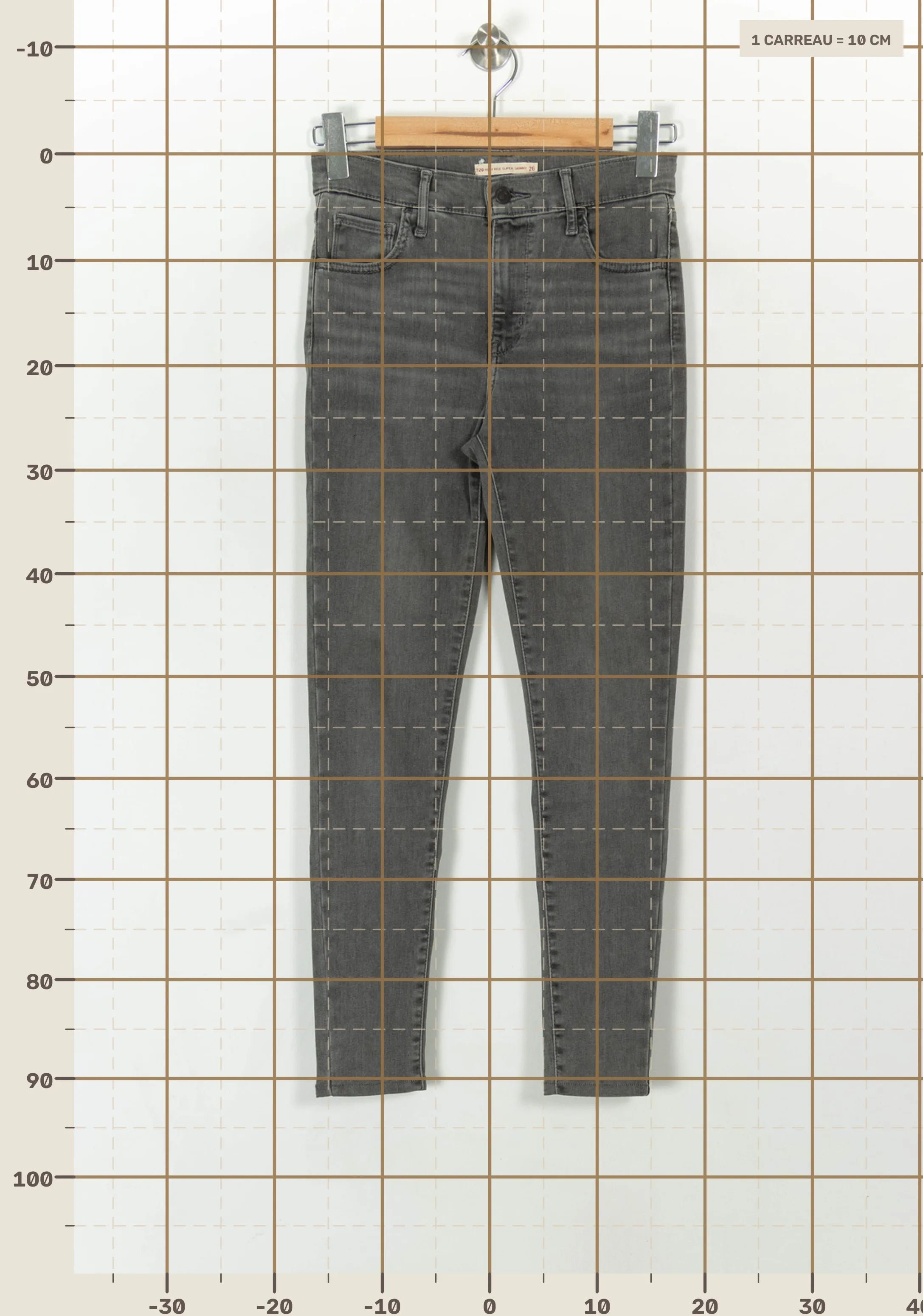 Jeans LEVI'S - Seconde main Grey
