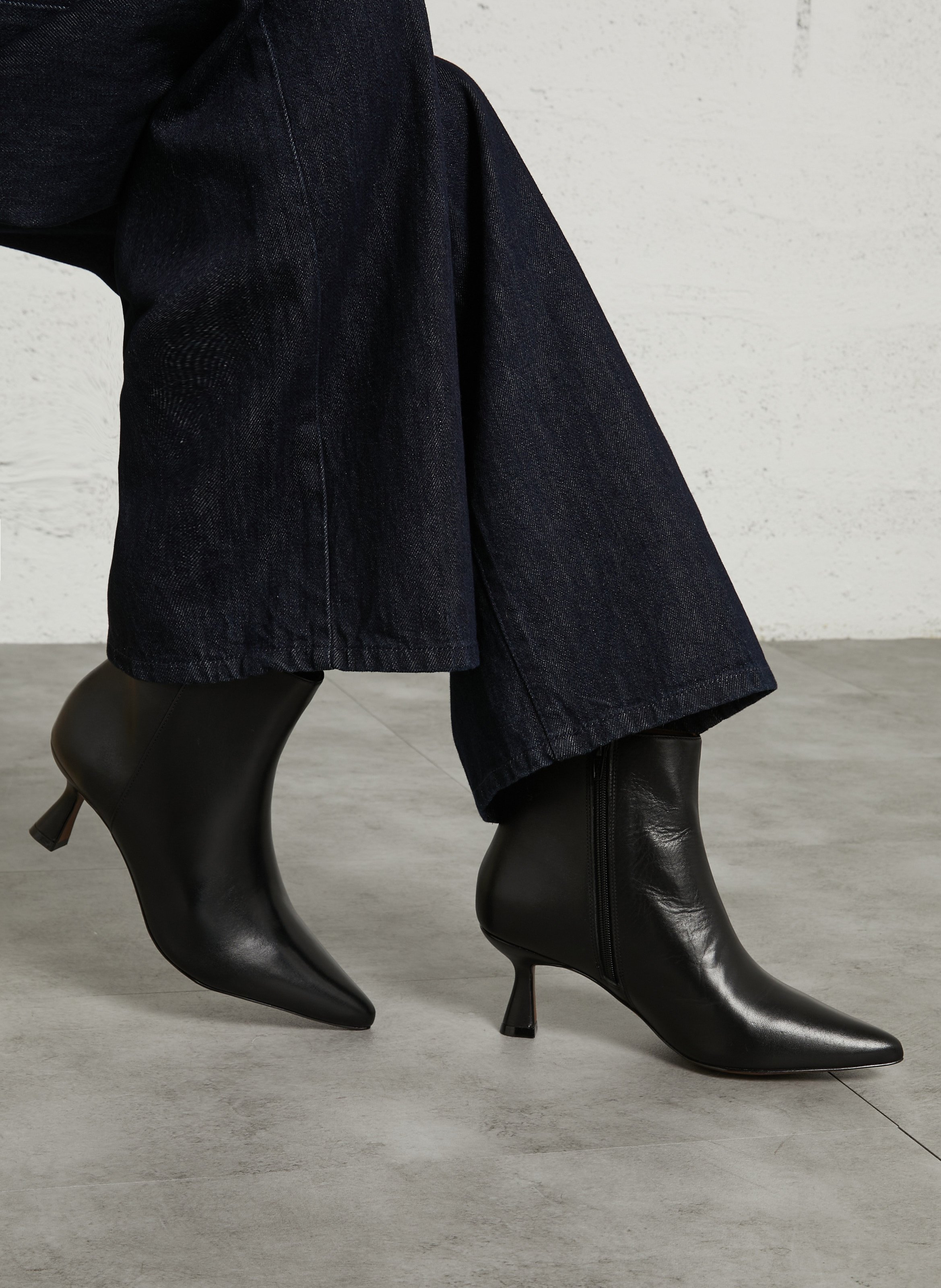 Lederstiefeletten JB MARTIN Schwarz