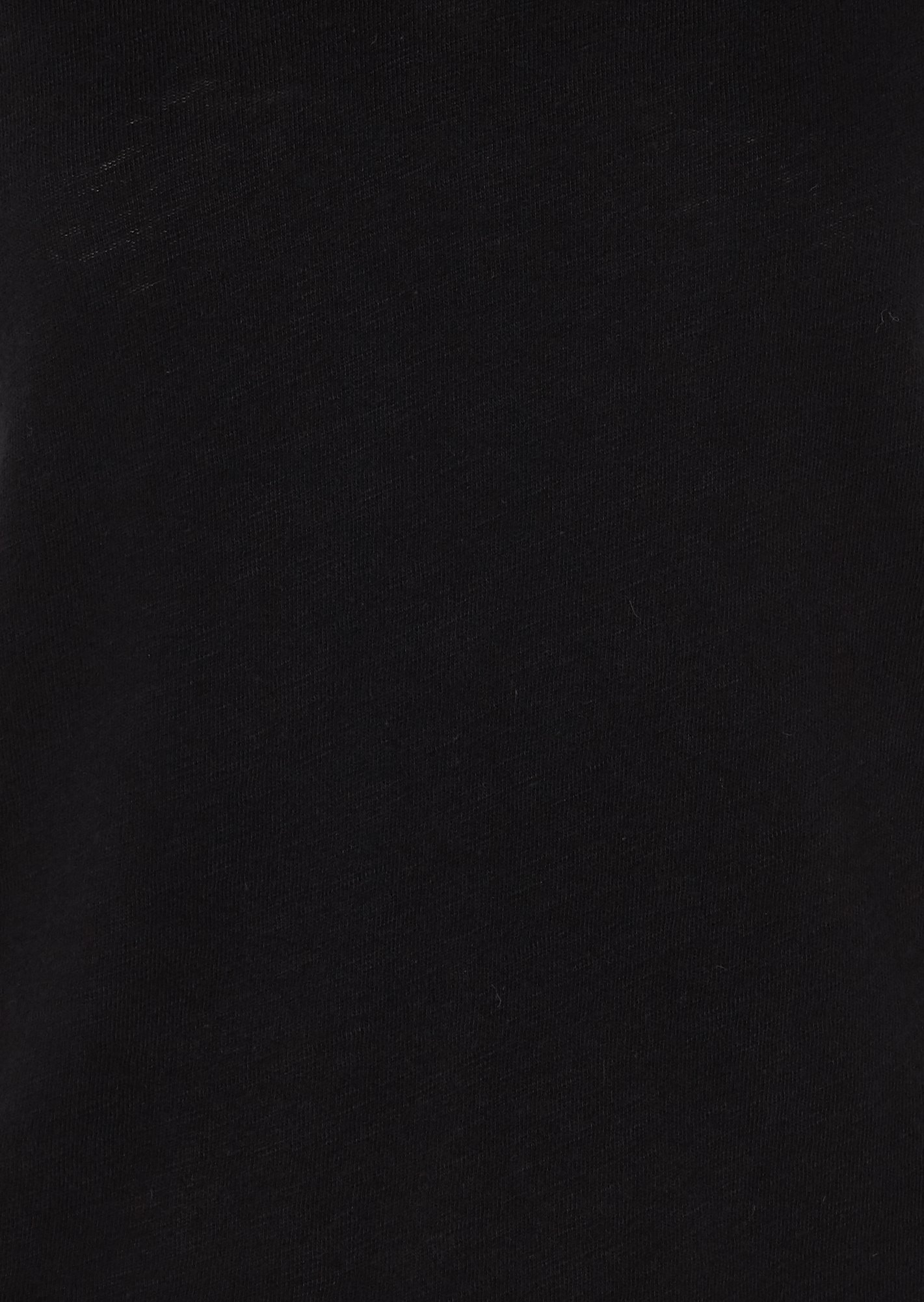 V-neck cotton T-shirt AMERICAN VINTAGE Black