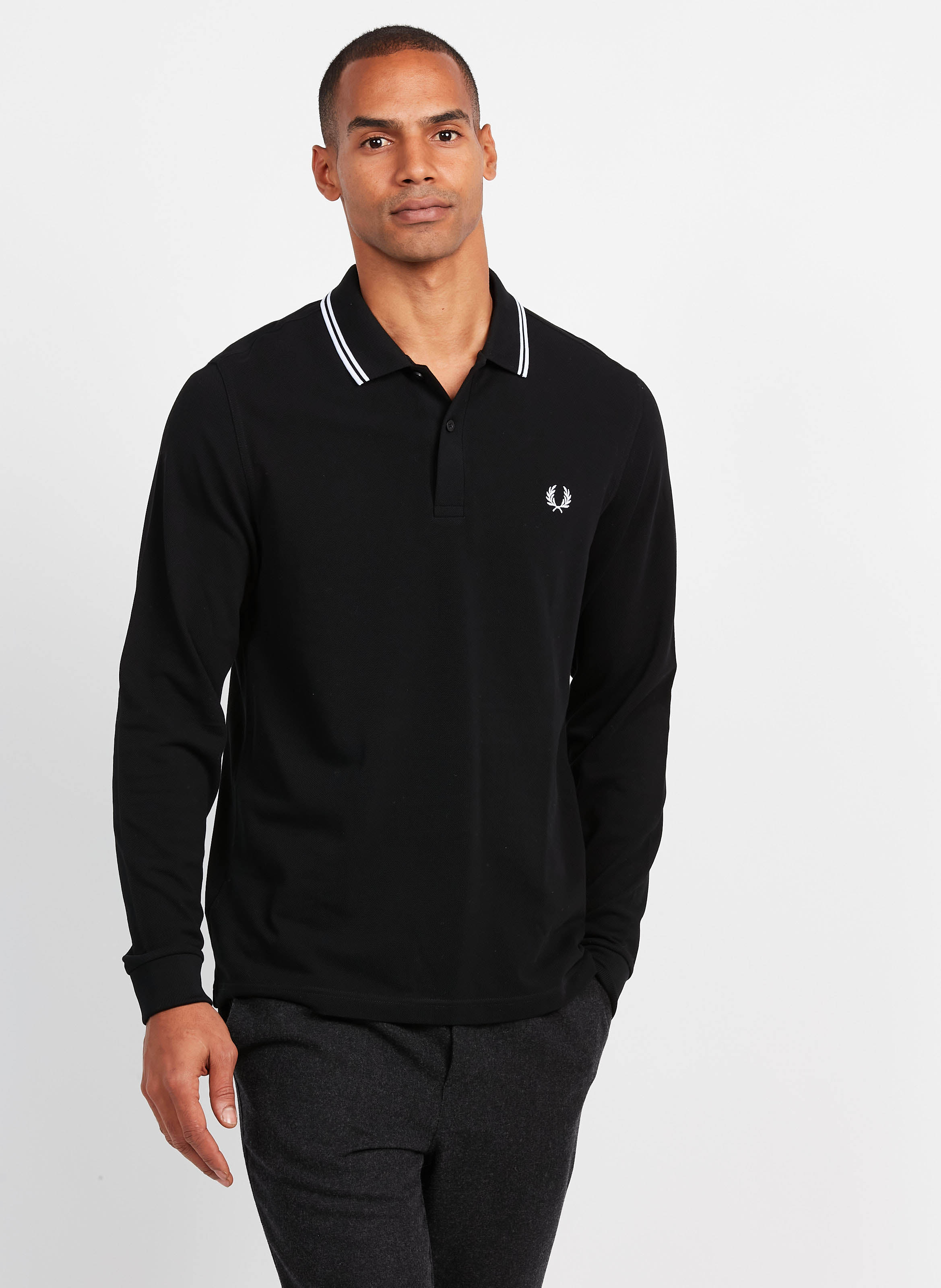 Fred perry polo manche longue new arrivals