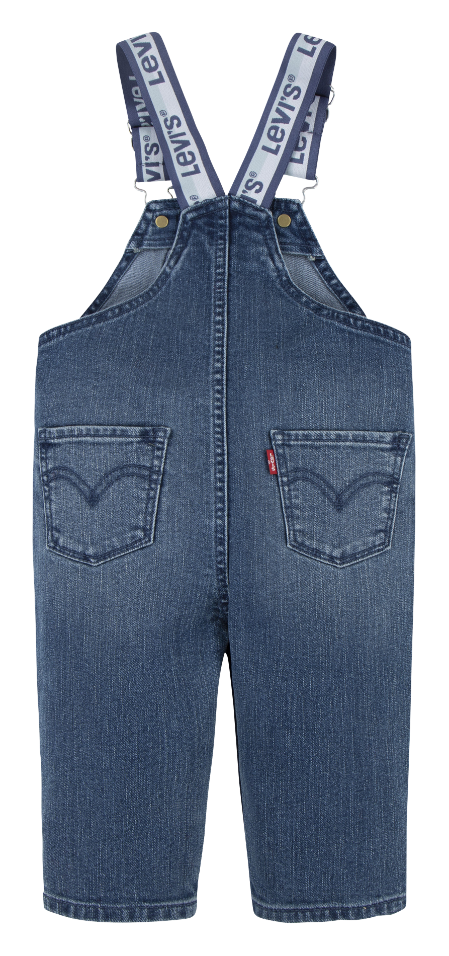 Salopette en denim mélangé LEVI'S KIDS Bleu
