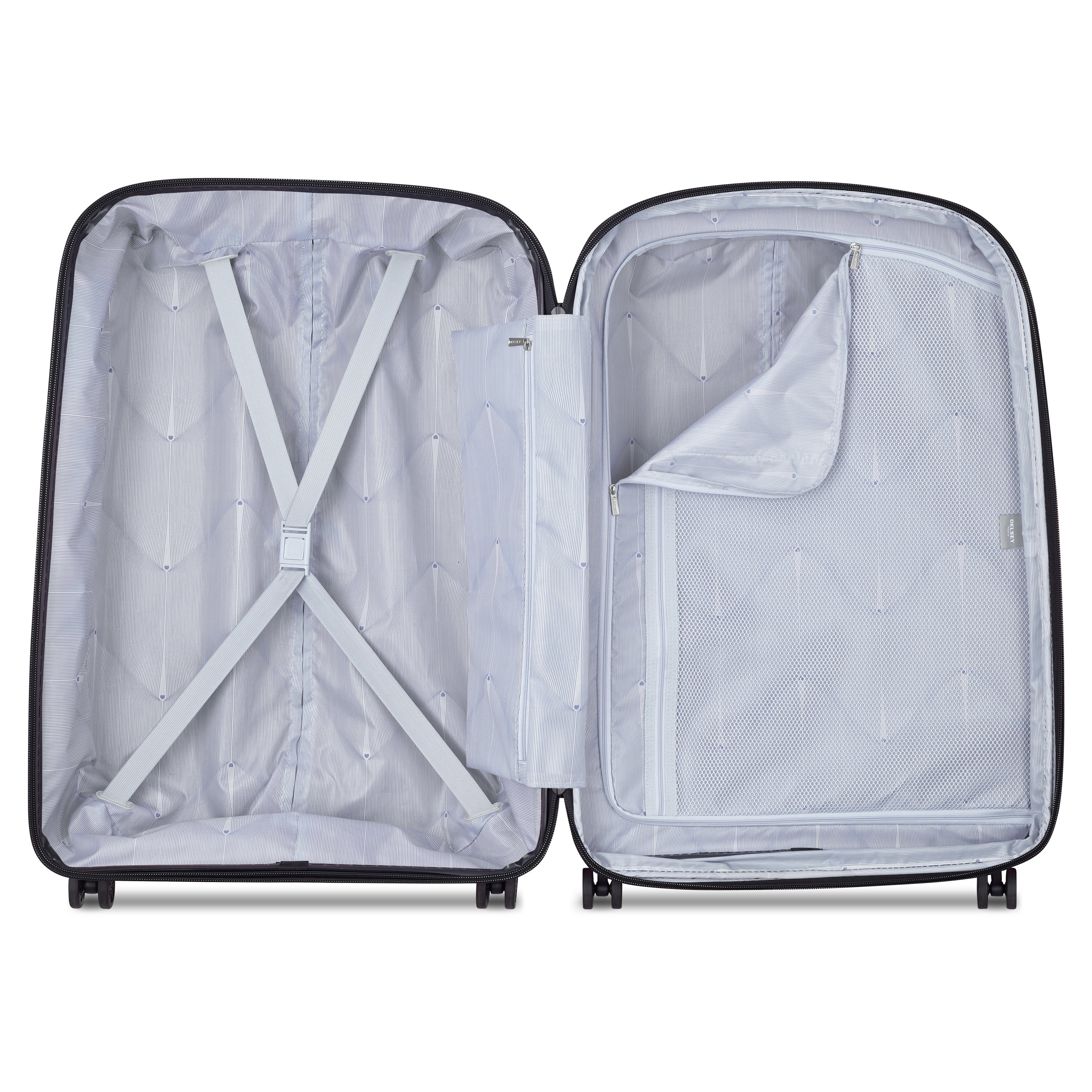 Rigid hold suitcase DELSEY PARIS Red