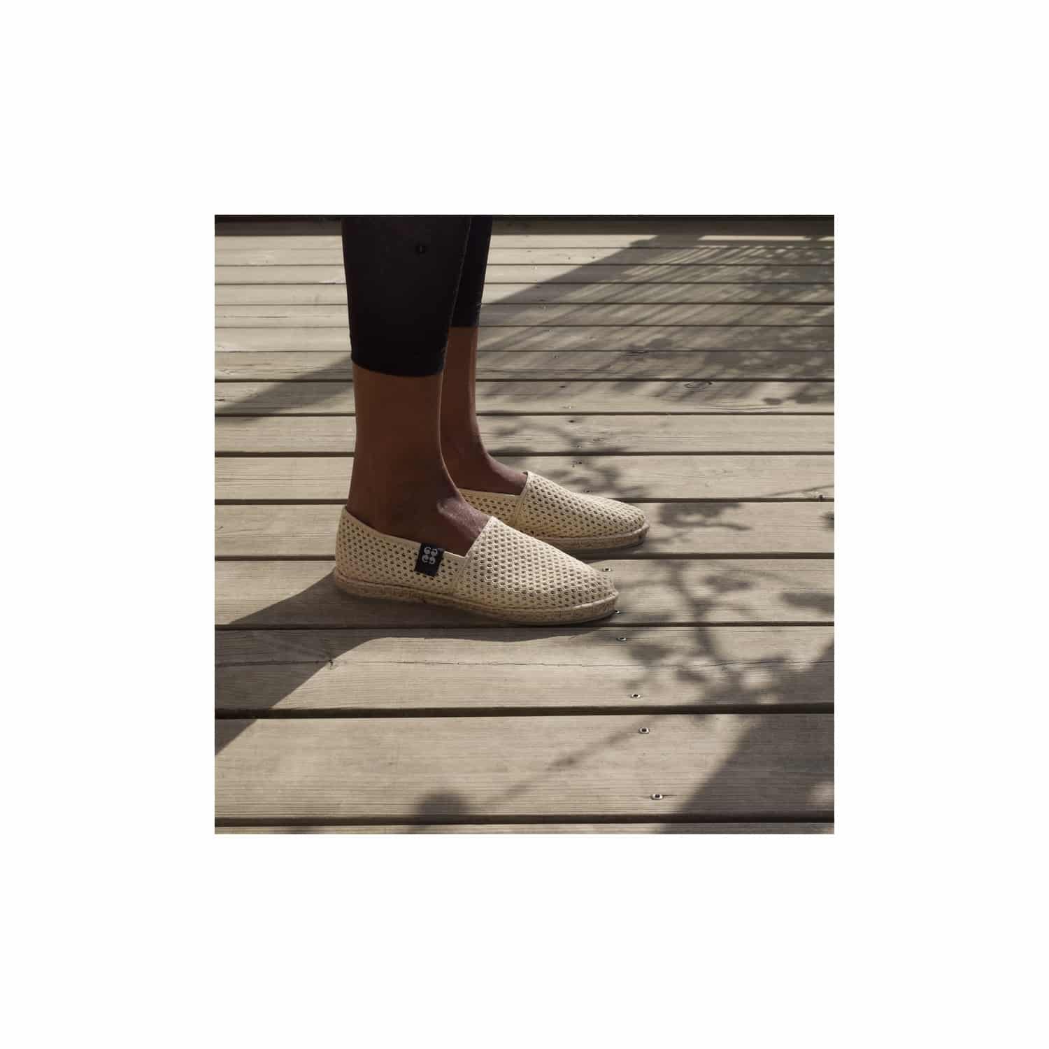 Striped espadrilles ART OF SOULE Beige