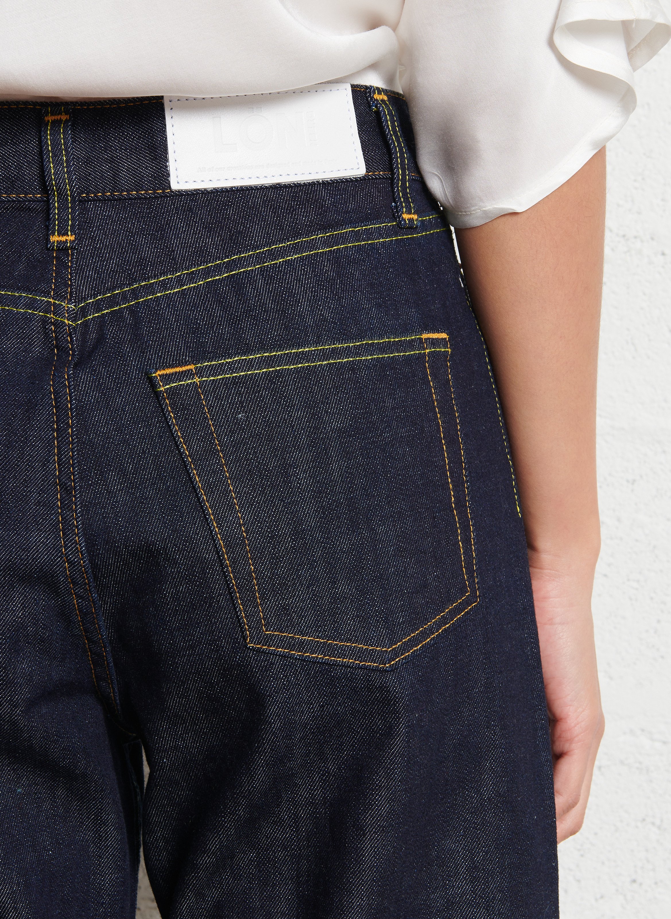 Boyfriend-jeans met hoge taille MARGAUX LONNBERG Blauw