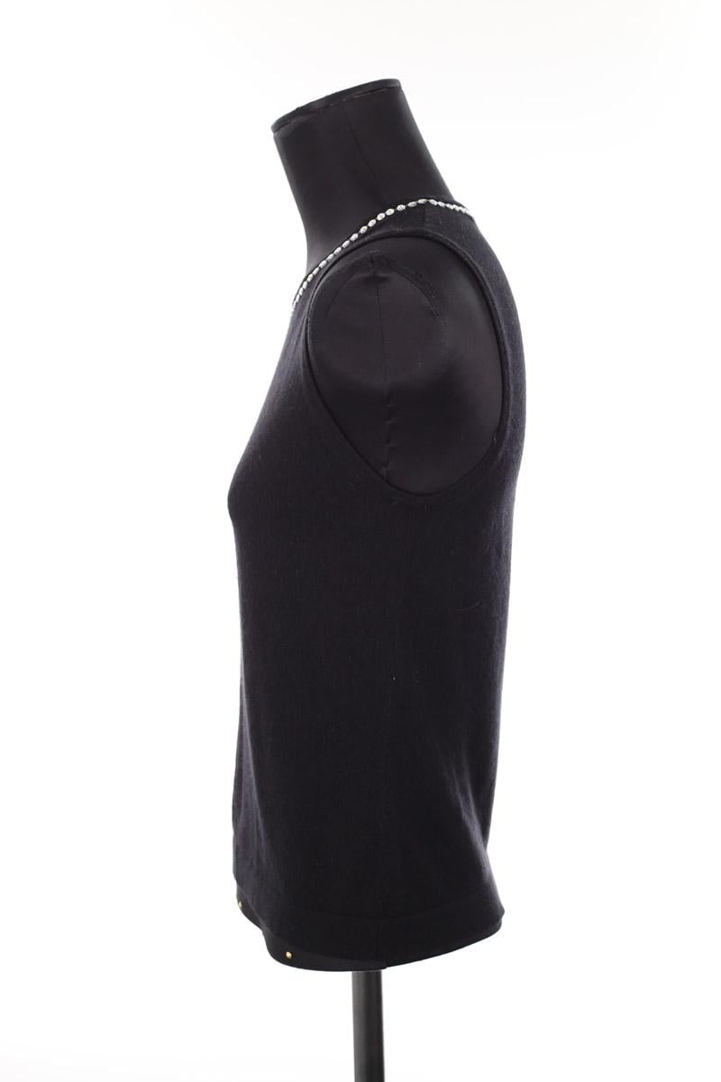 Sleeveless silk top LK BENNETT - Seconde Main Black